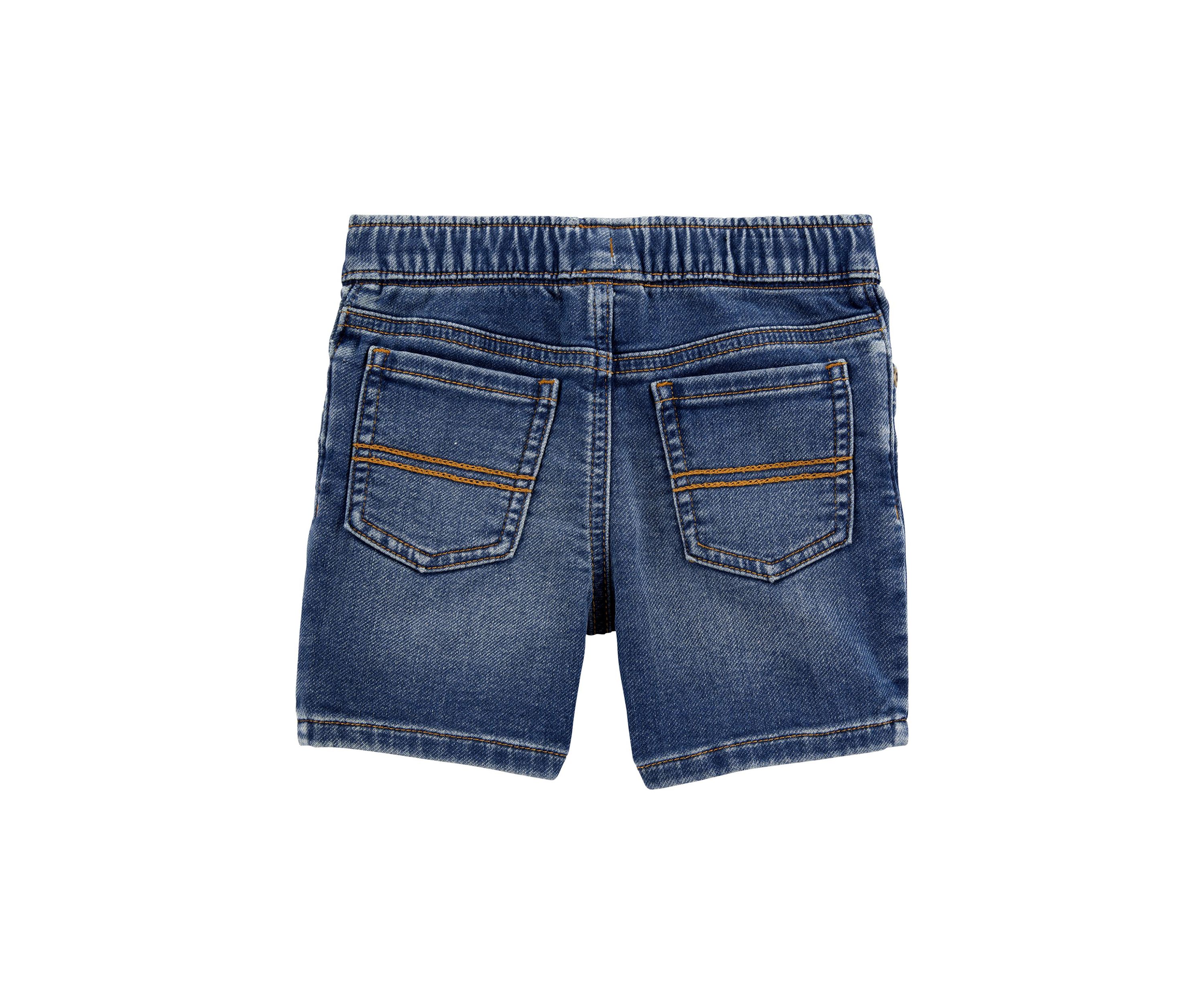 Toddler Boys Mid-Length Jean Shorts