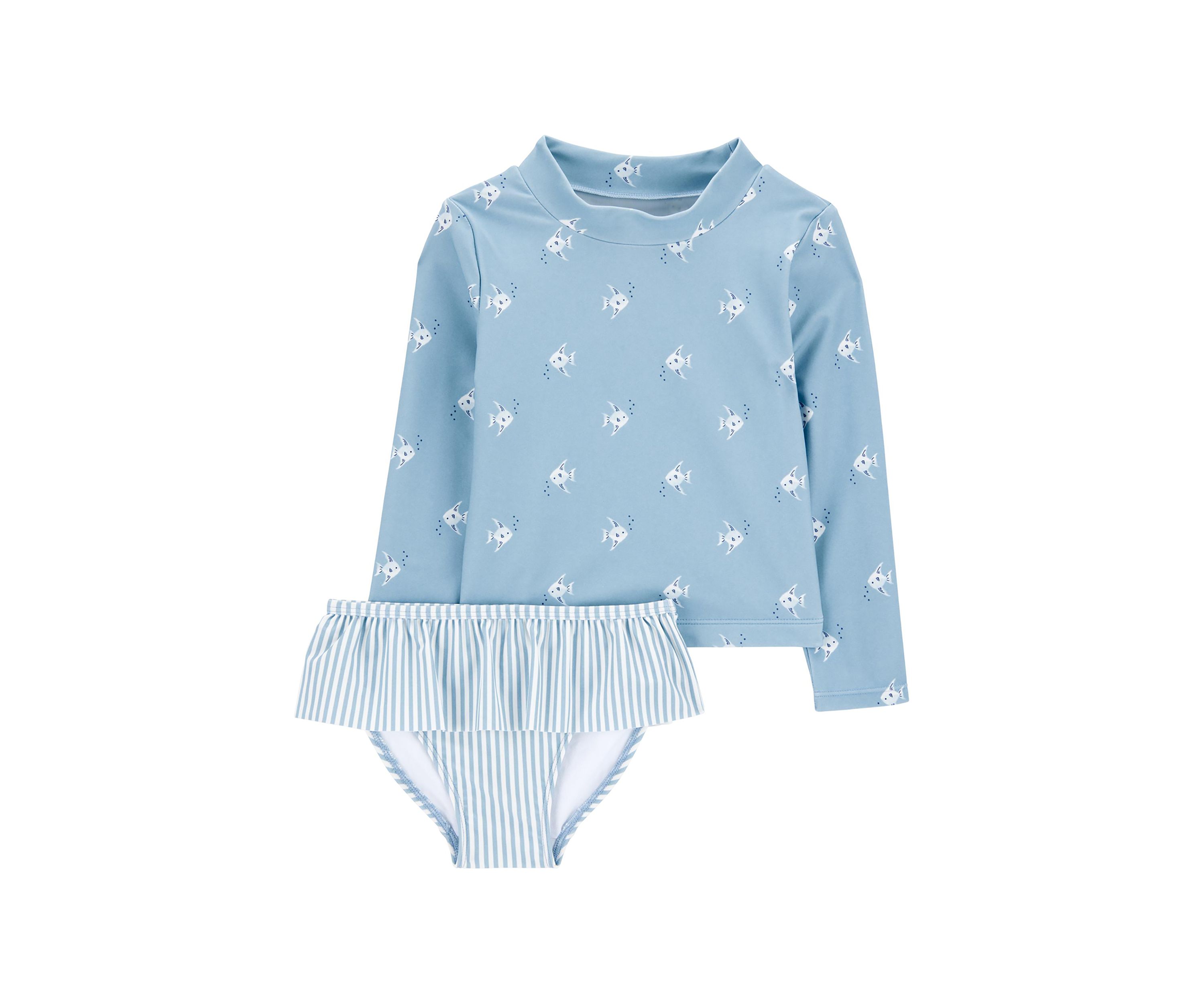 Toddler Girls 2 Piece Rashguard Swim Set