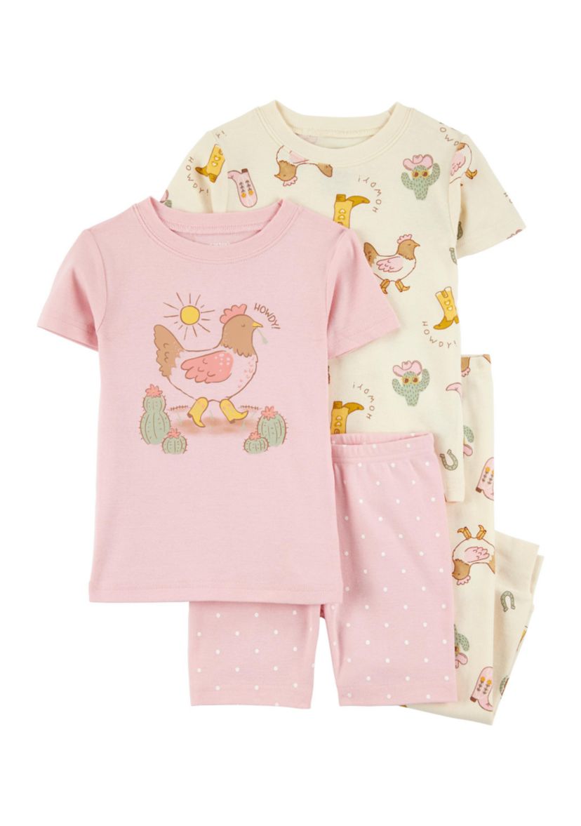 Toddler Girls Western Pajama Set