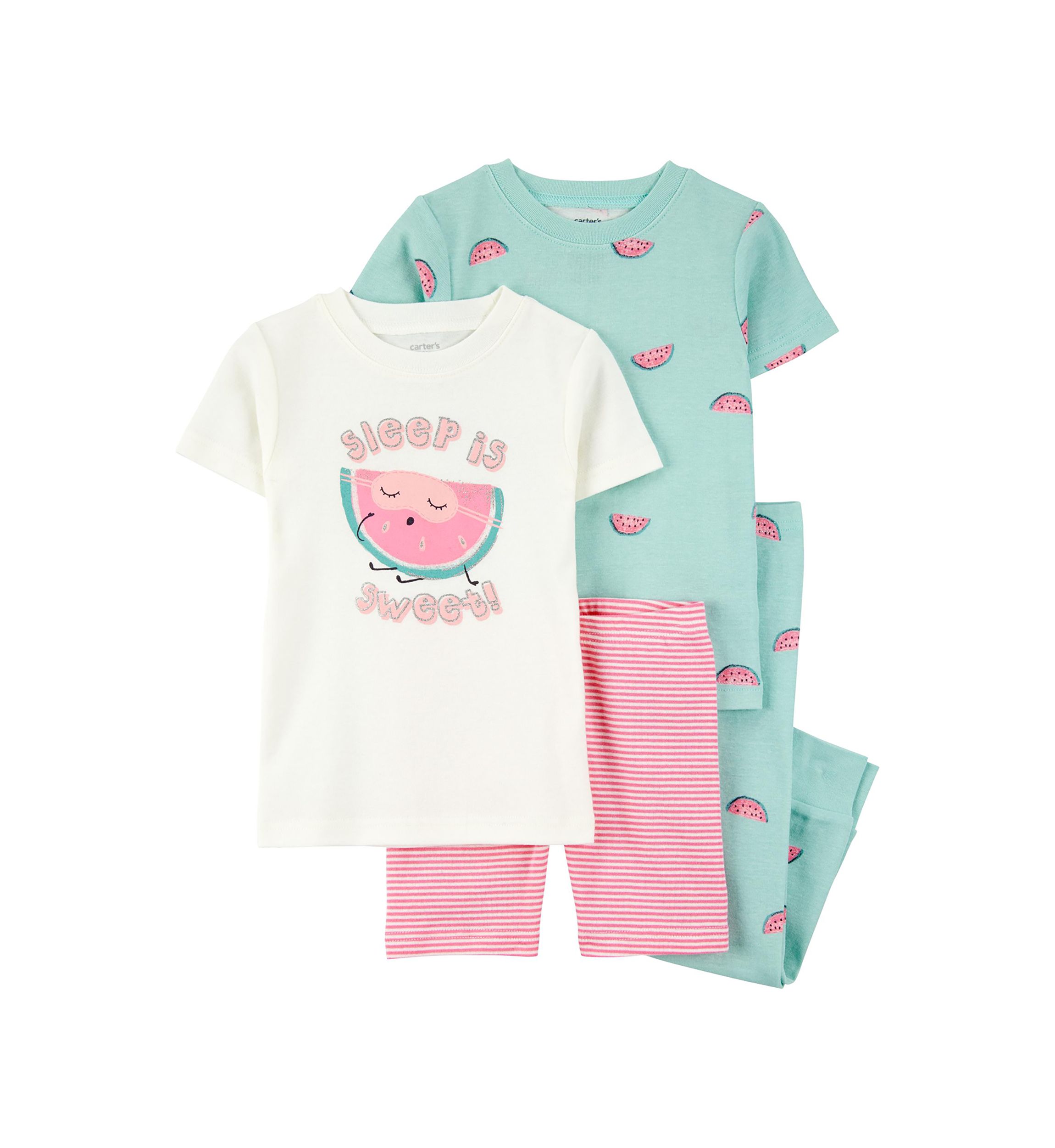 Toddler Girls Watermelon Pajama Set 
