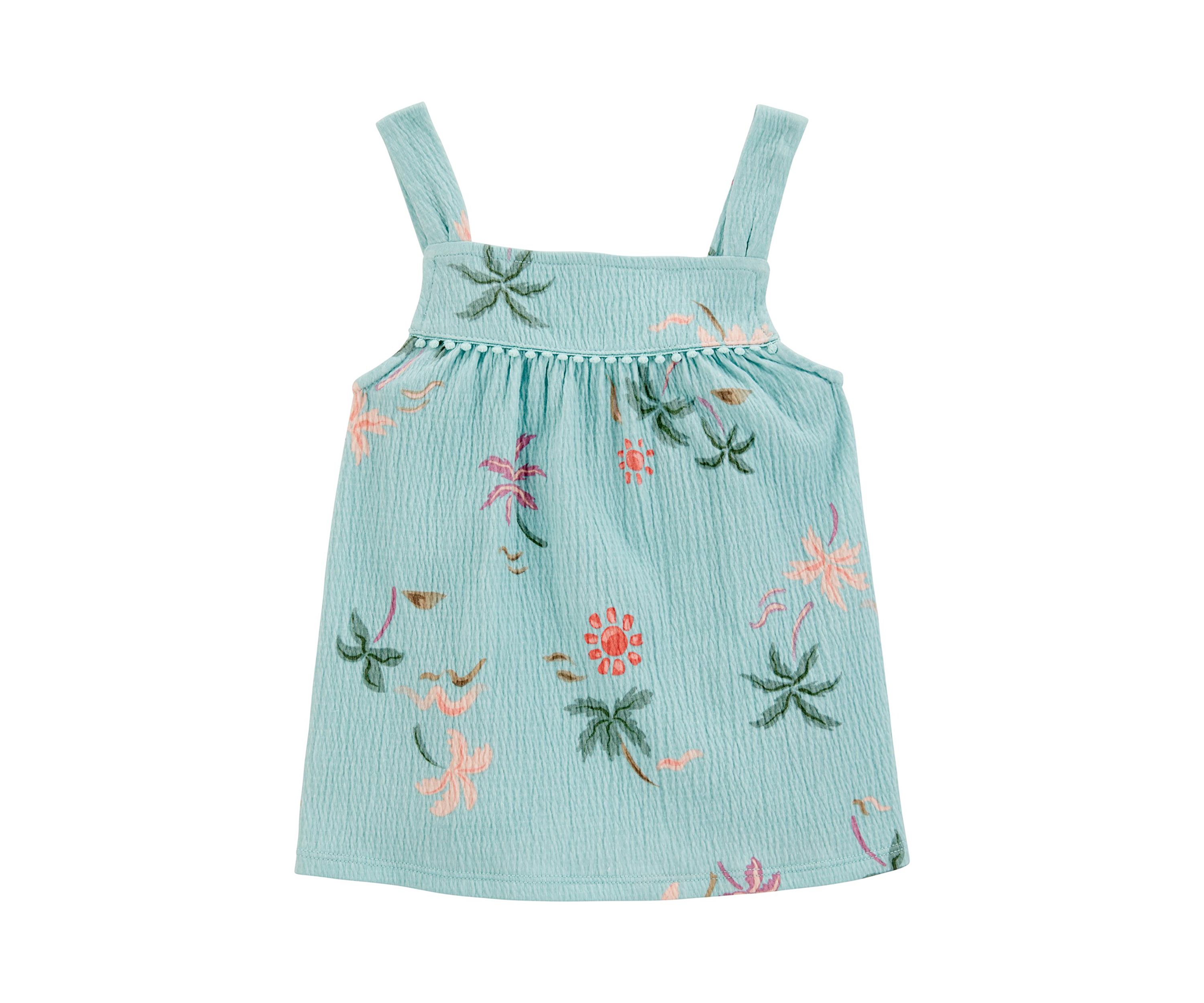 Toddler Girls Tropical Printed Tank Top
