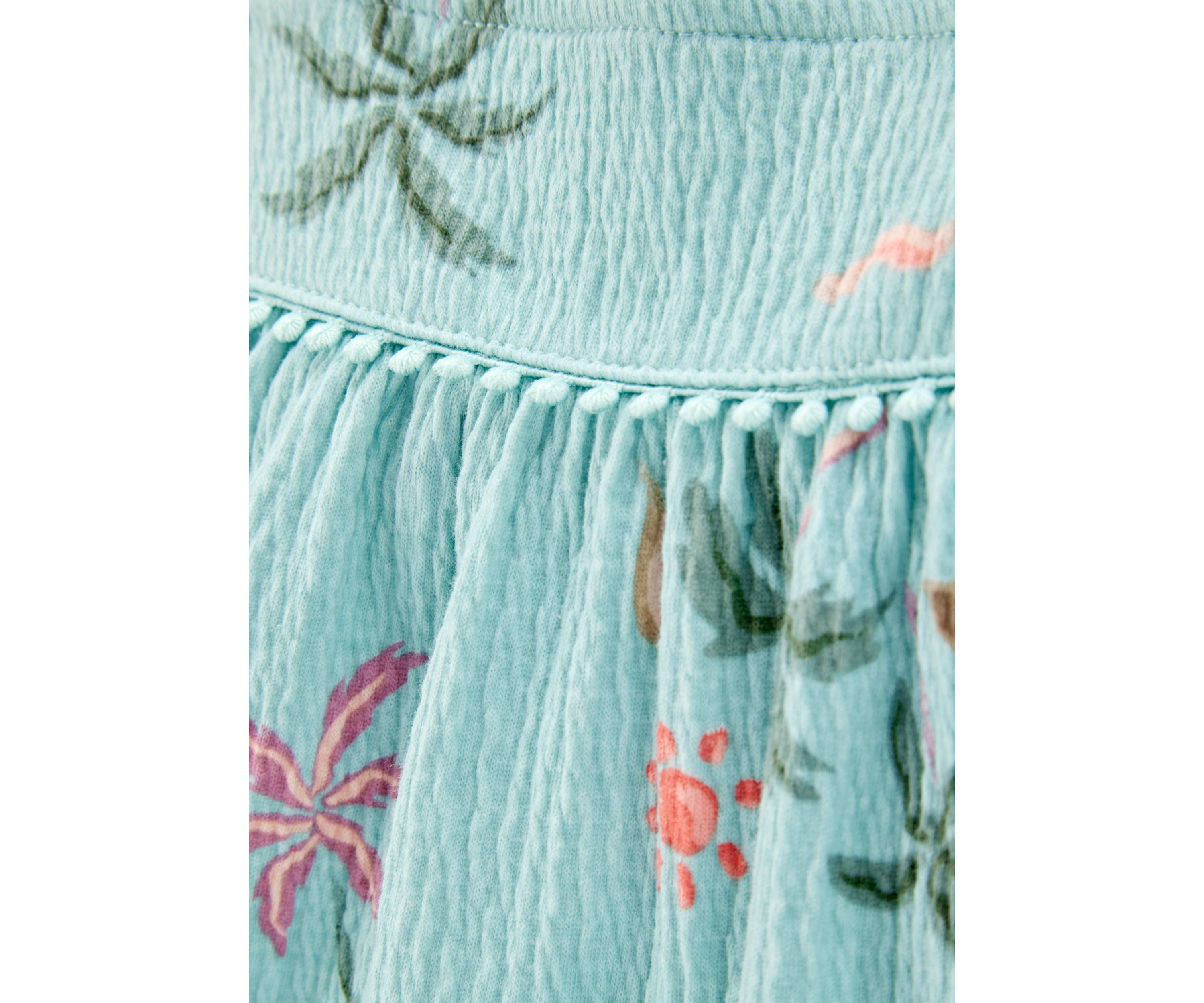 Toddler Girls Tropical Printed Tank Top