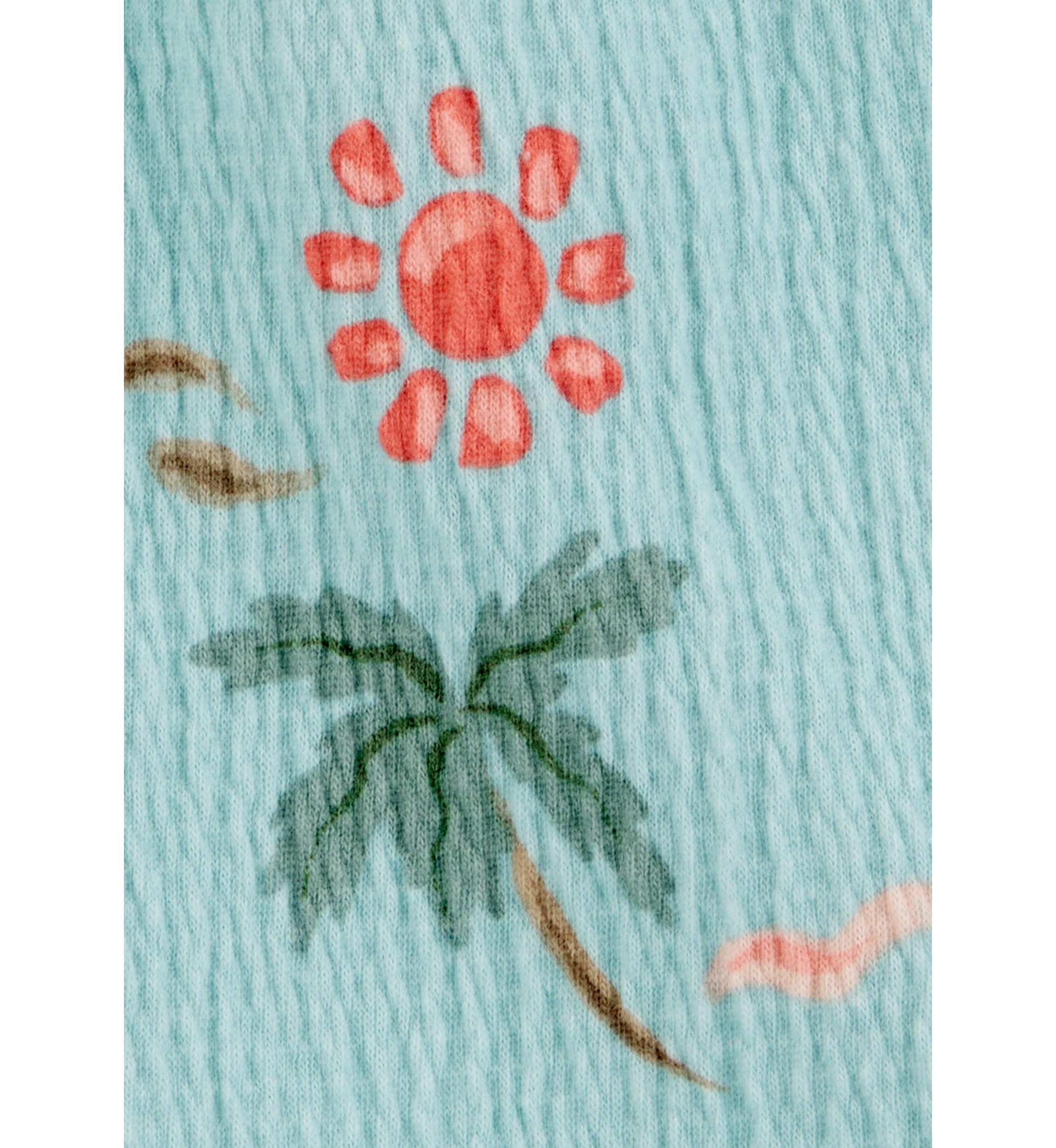 Toddler Girls Tropical Printed Tank Top