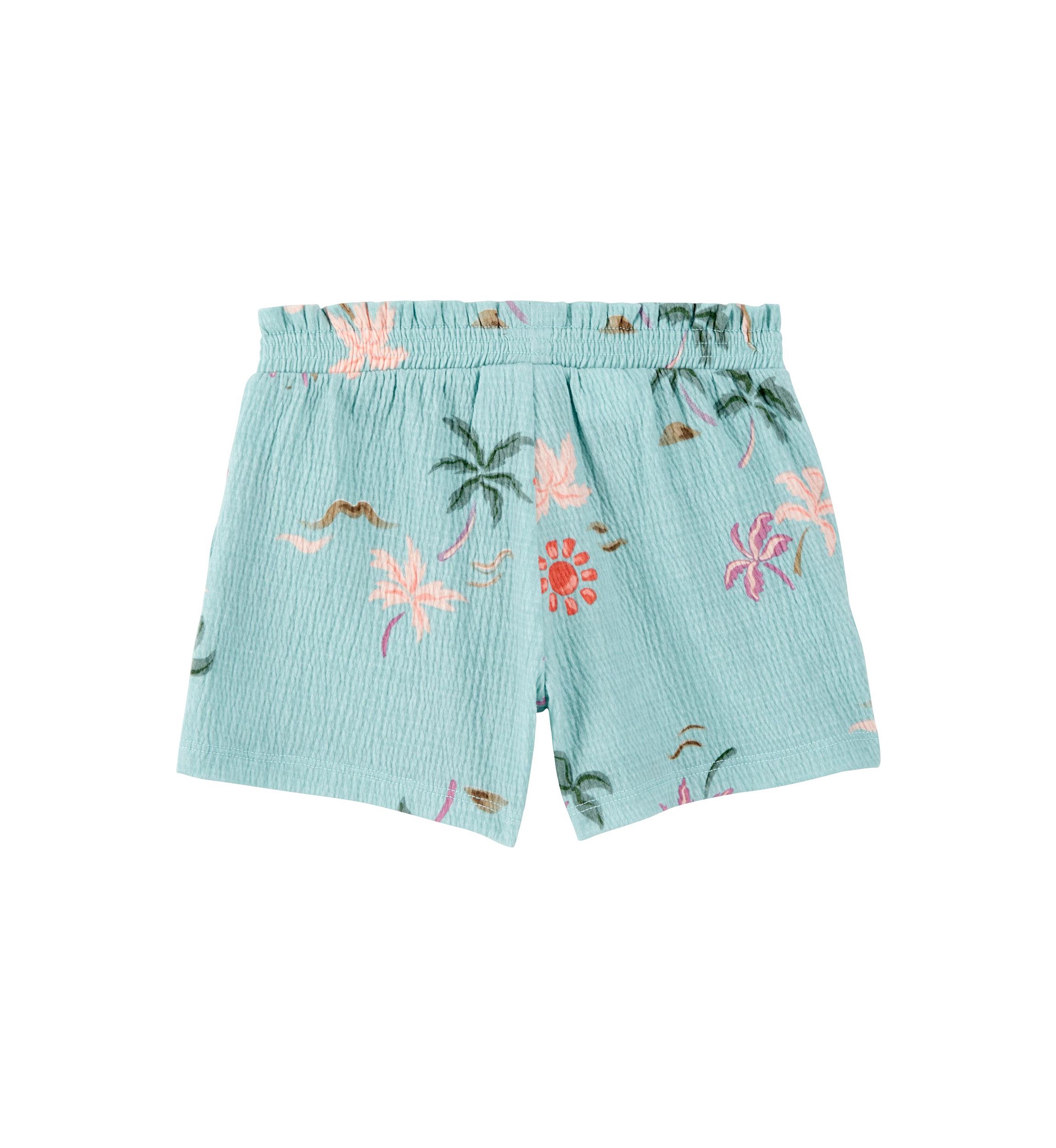 Toddler Girls Printed Knit Shorts