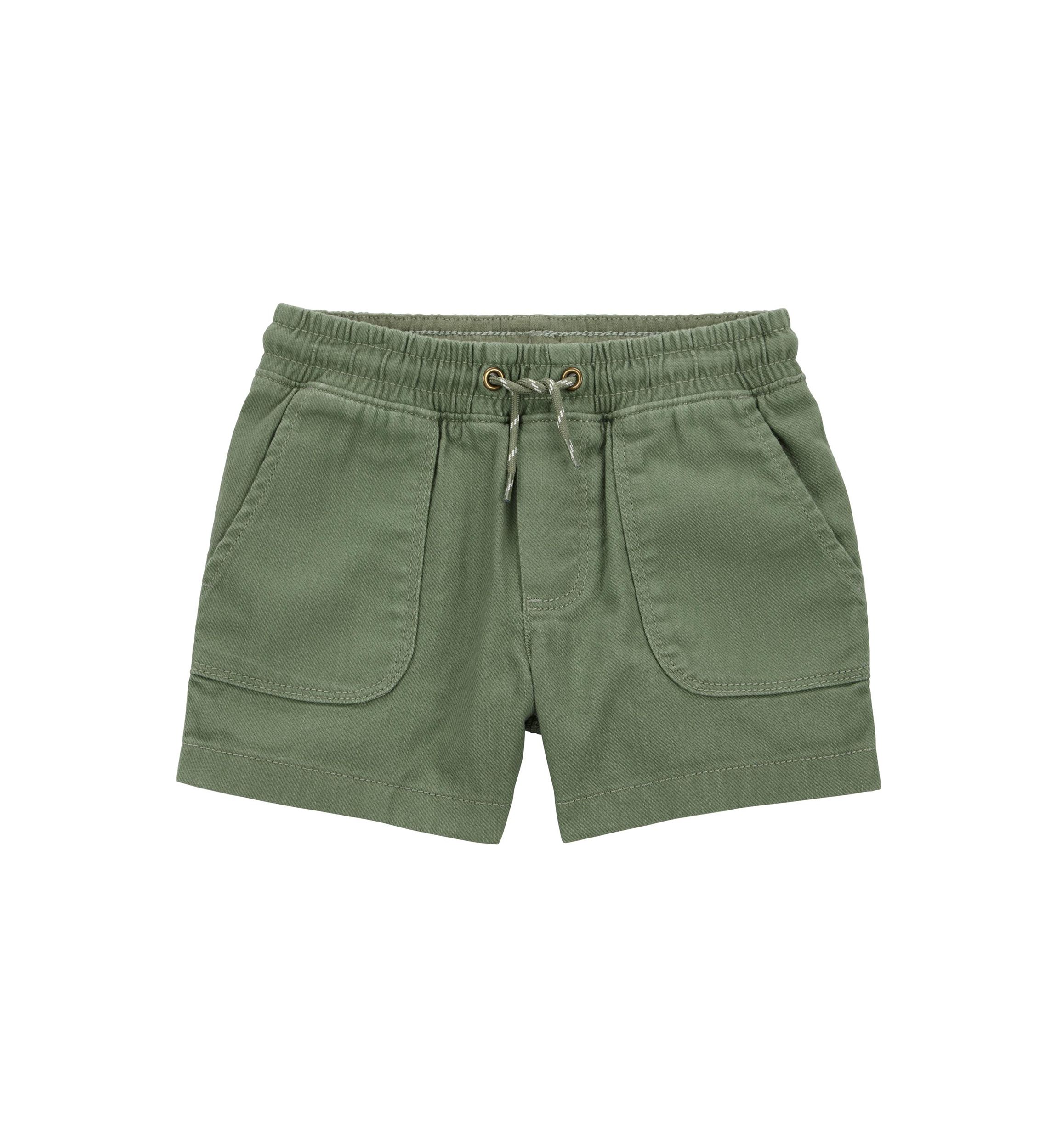 Toddler Boys Solid Drawstring Shorts