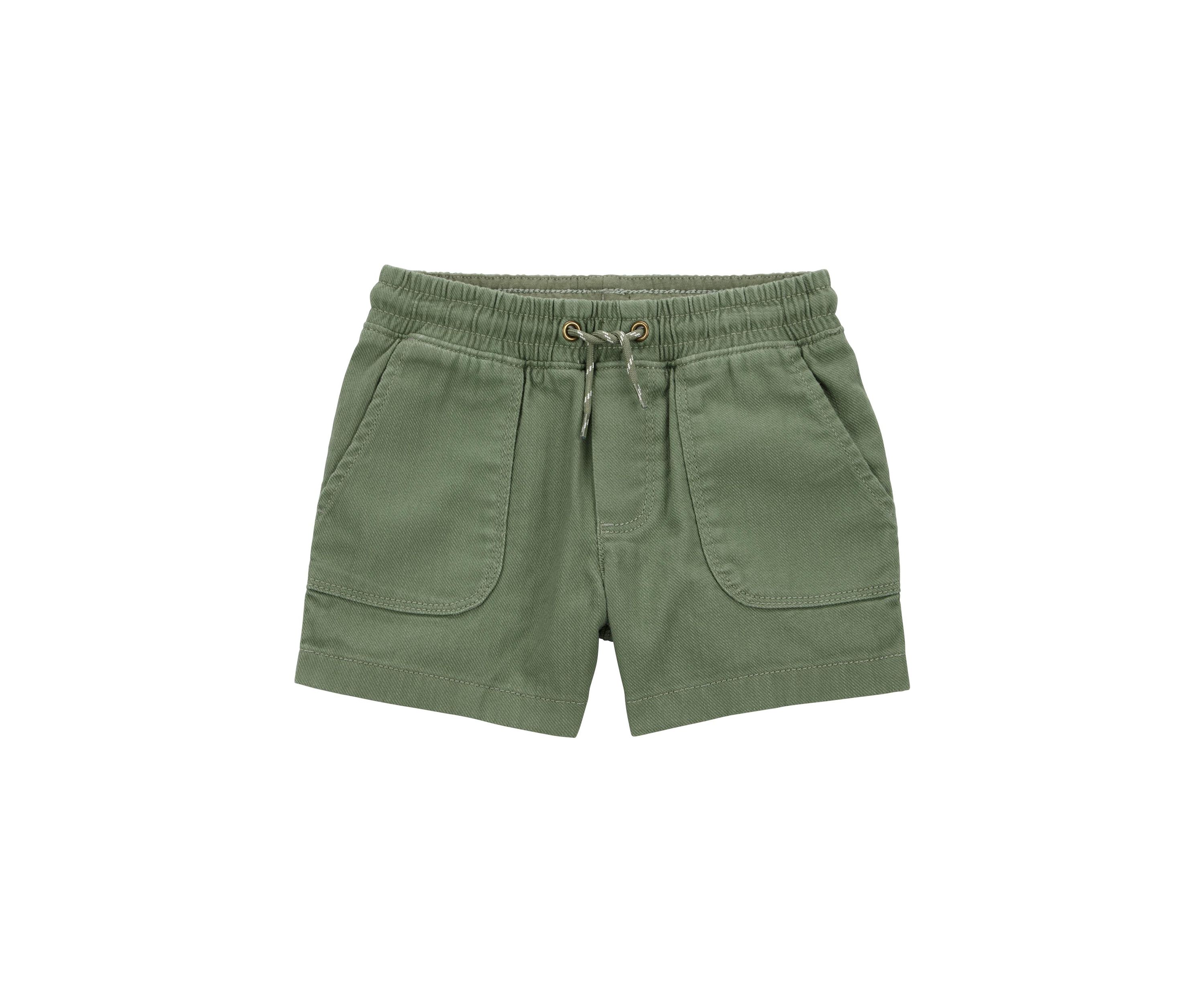 Toddler Boys Solid Drawstring Shorts