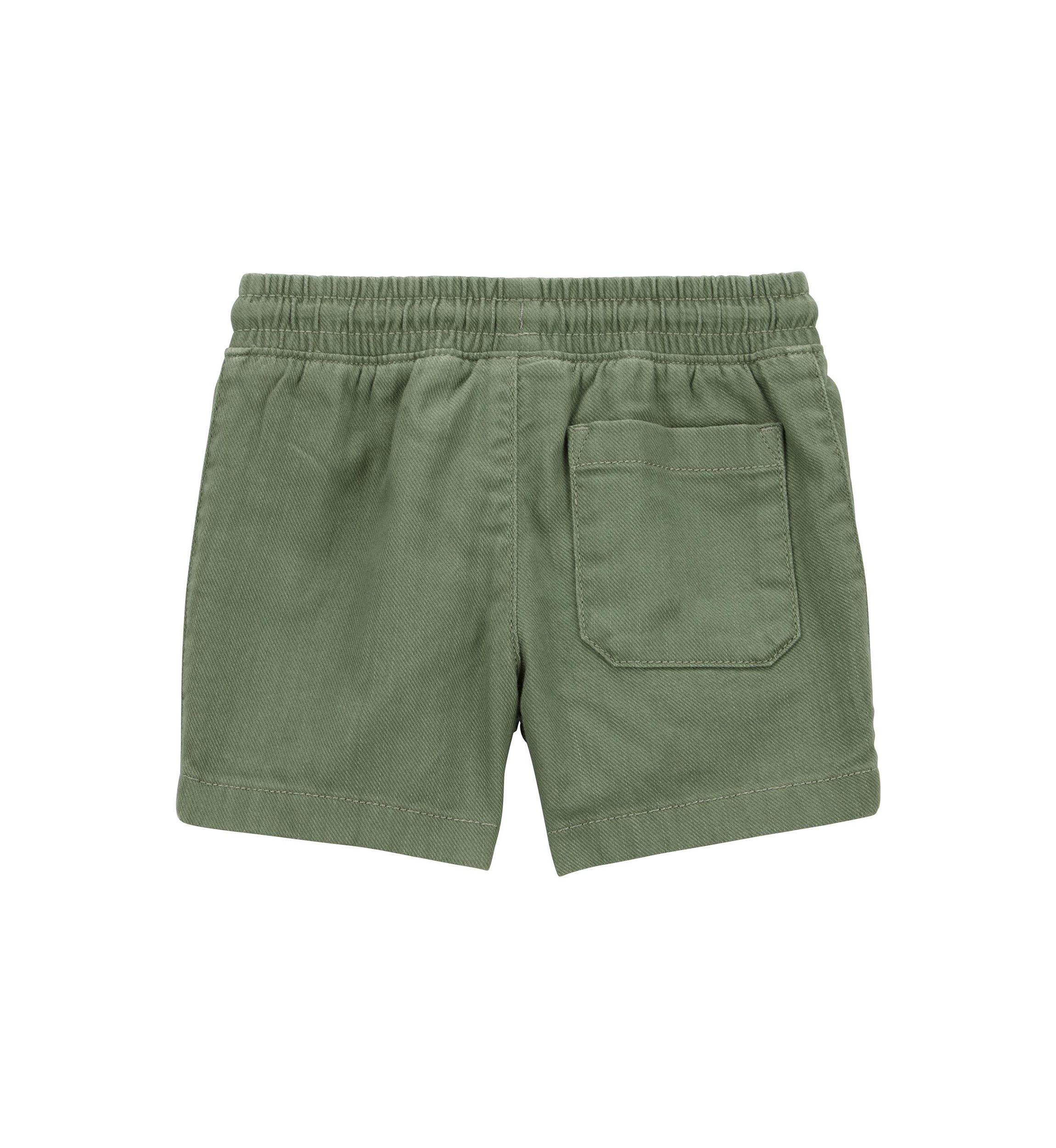 Toddler Boys Solid Drawstring Shorts