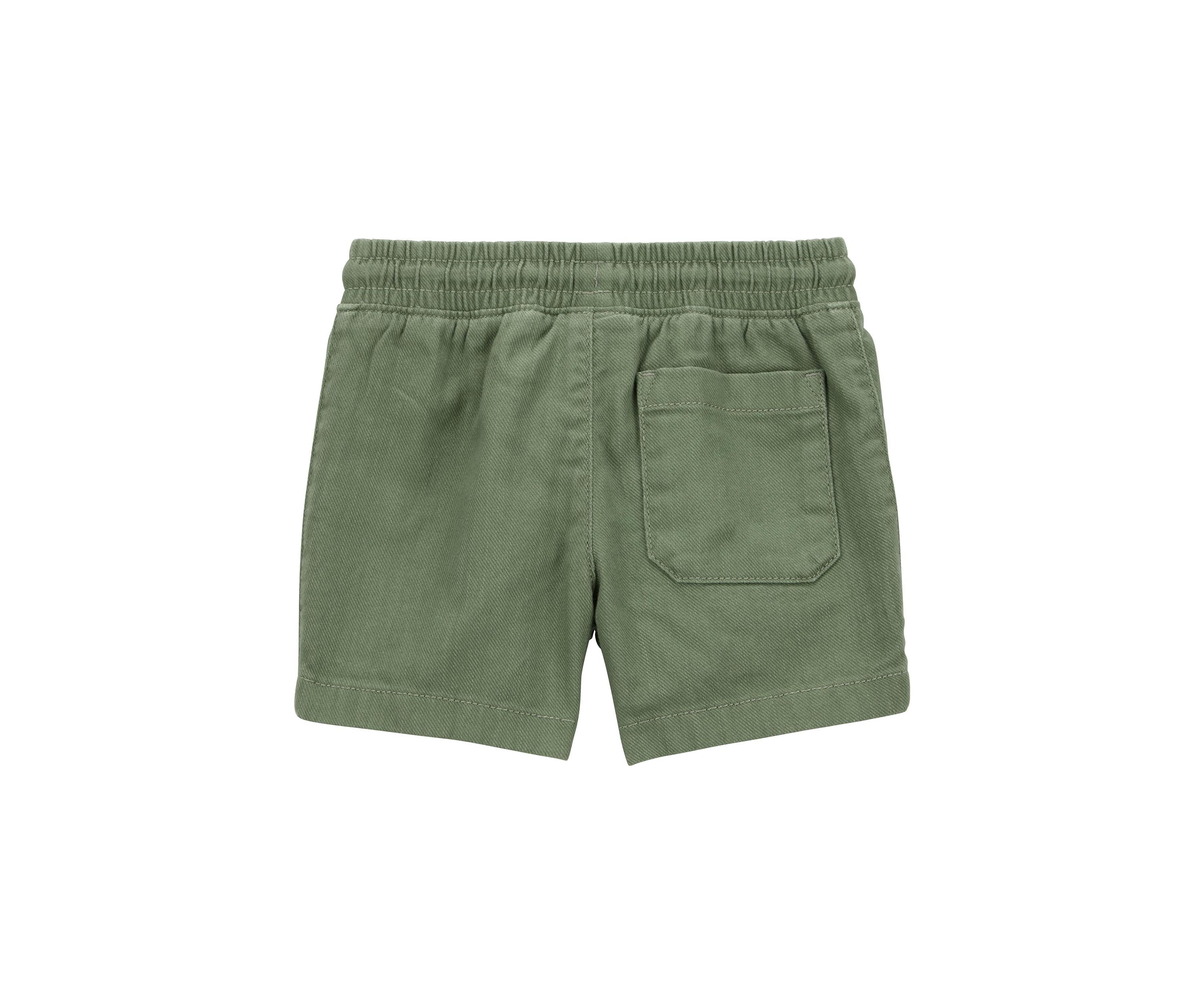 Toddler Boys Solid Drawstring Shorts
