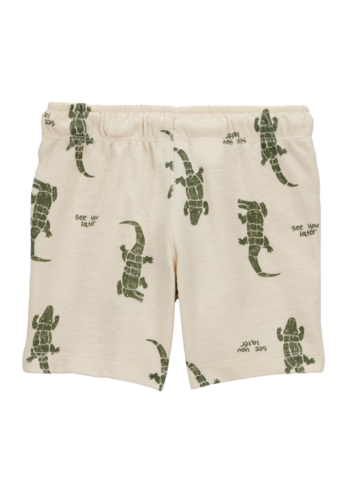 Toddler Boys Alligator Printed Shorts