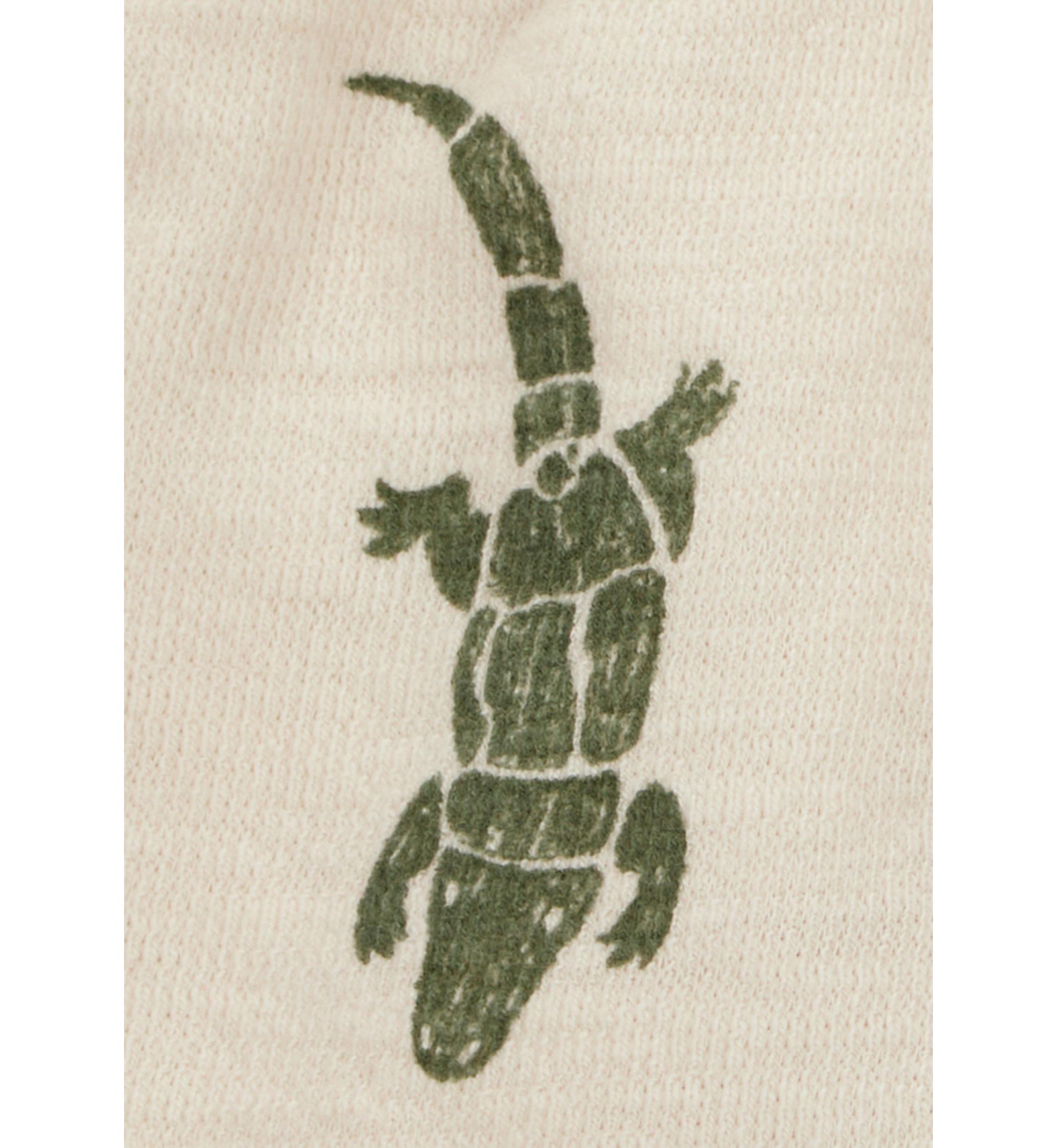 Toddler Boys Alligator Printed Shorts