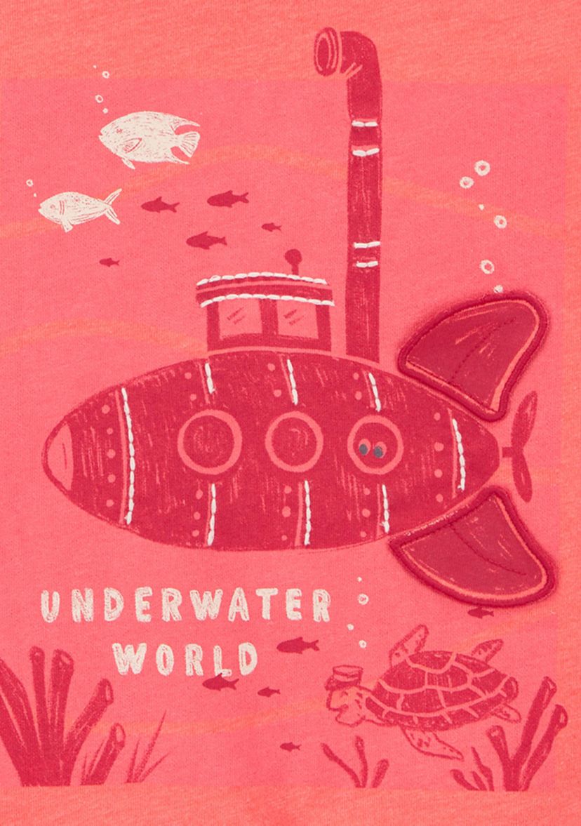 Toddler Boys Submarine Graphic T-Shirt