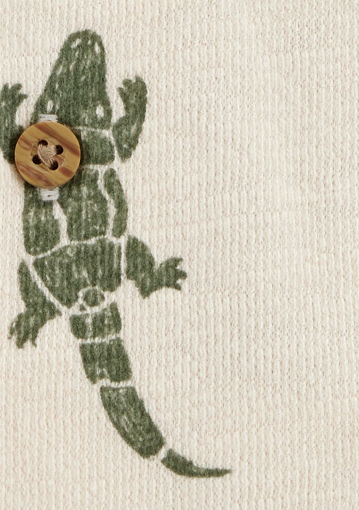 Toddler Boys Alligator Printed Shirt