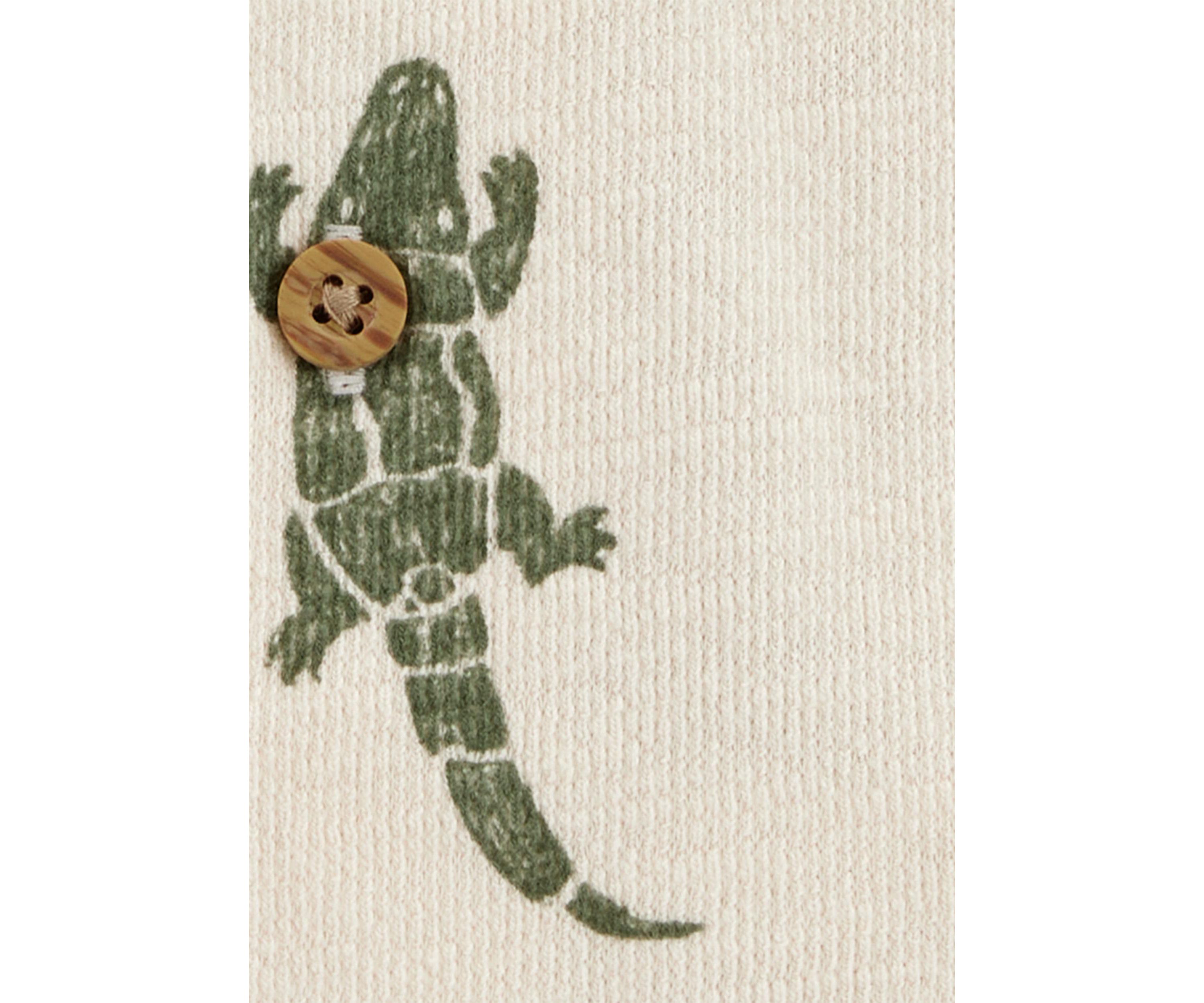 Toddler Boys Alligator Printed Shirt
