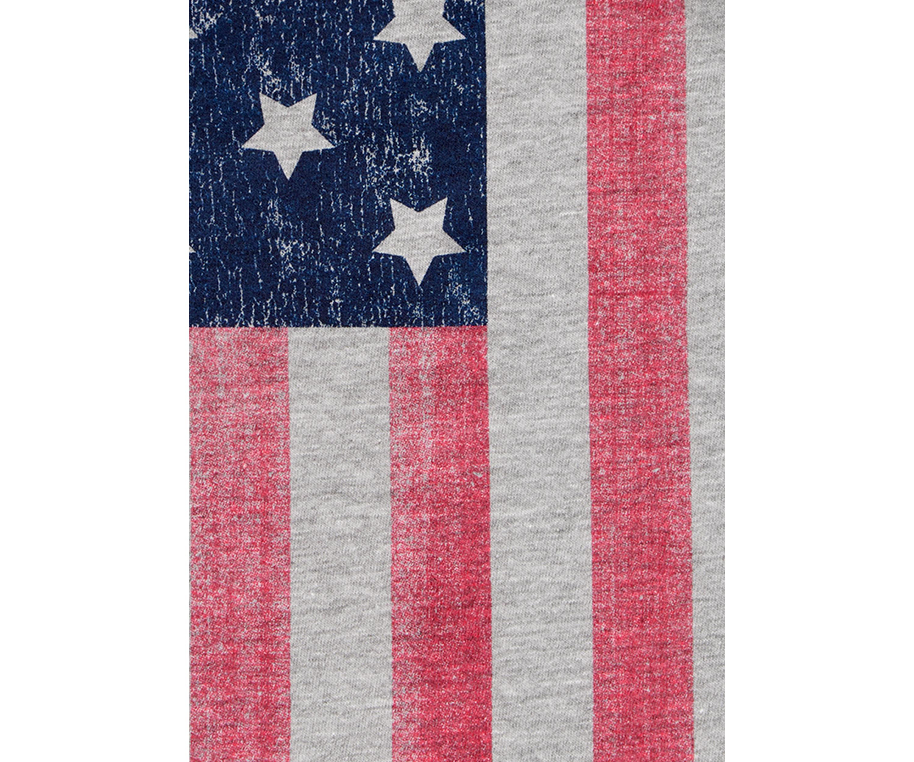 Toddler Boys Flag Printed Shirt