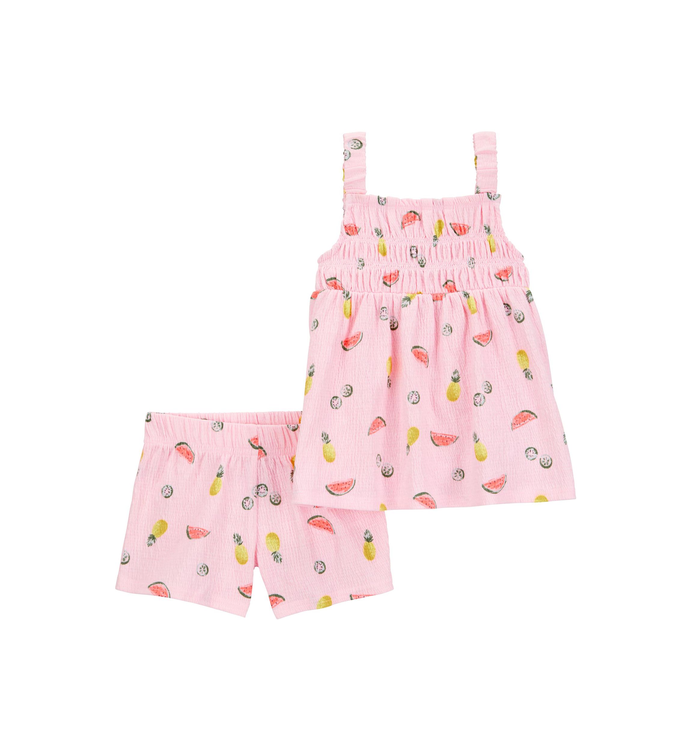 Toddler Girls Printed Two Piece Set