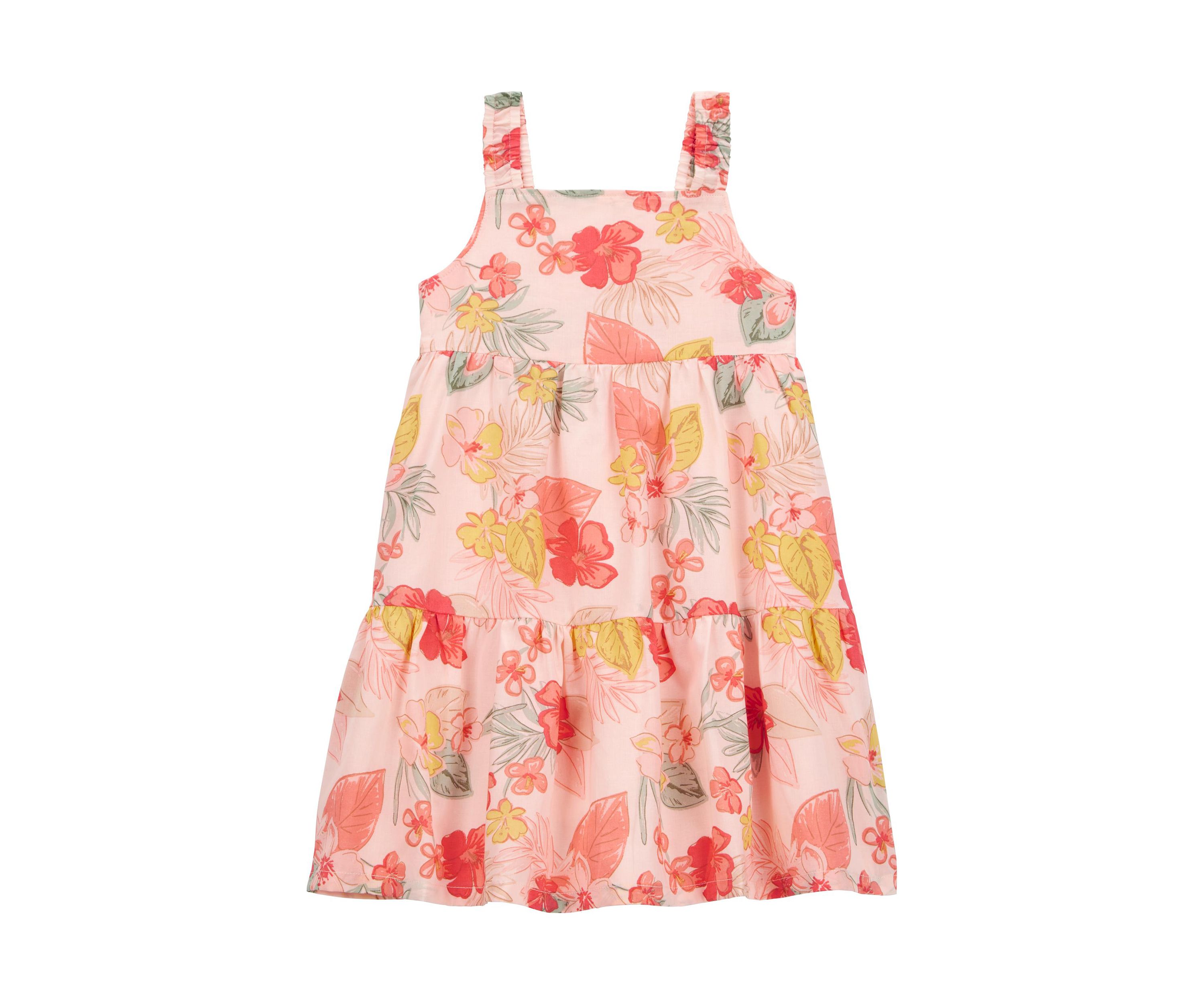 Toddler Girls Floral Printed Dress