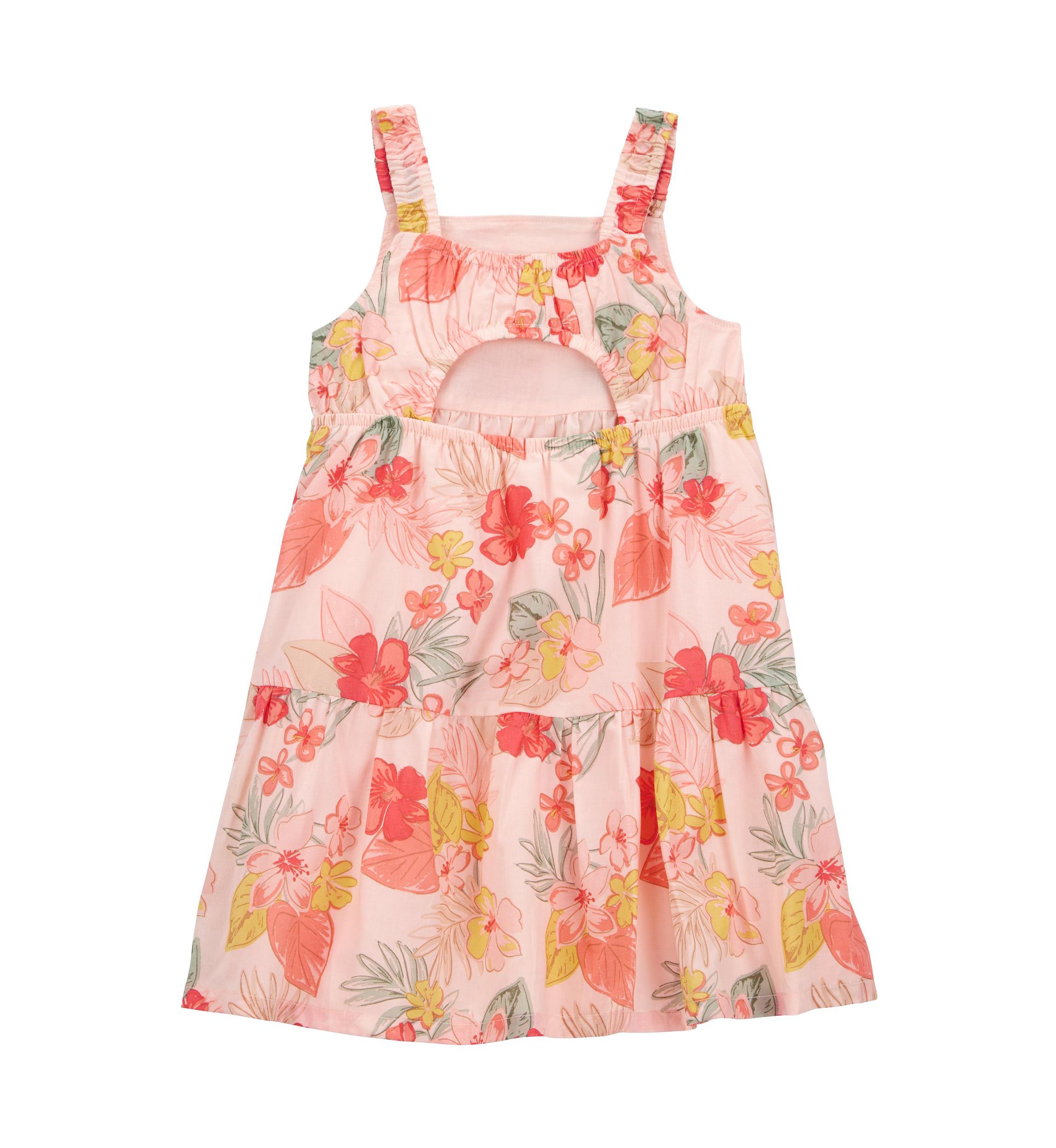 Toddler Girls Floral Printed Dress