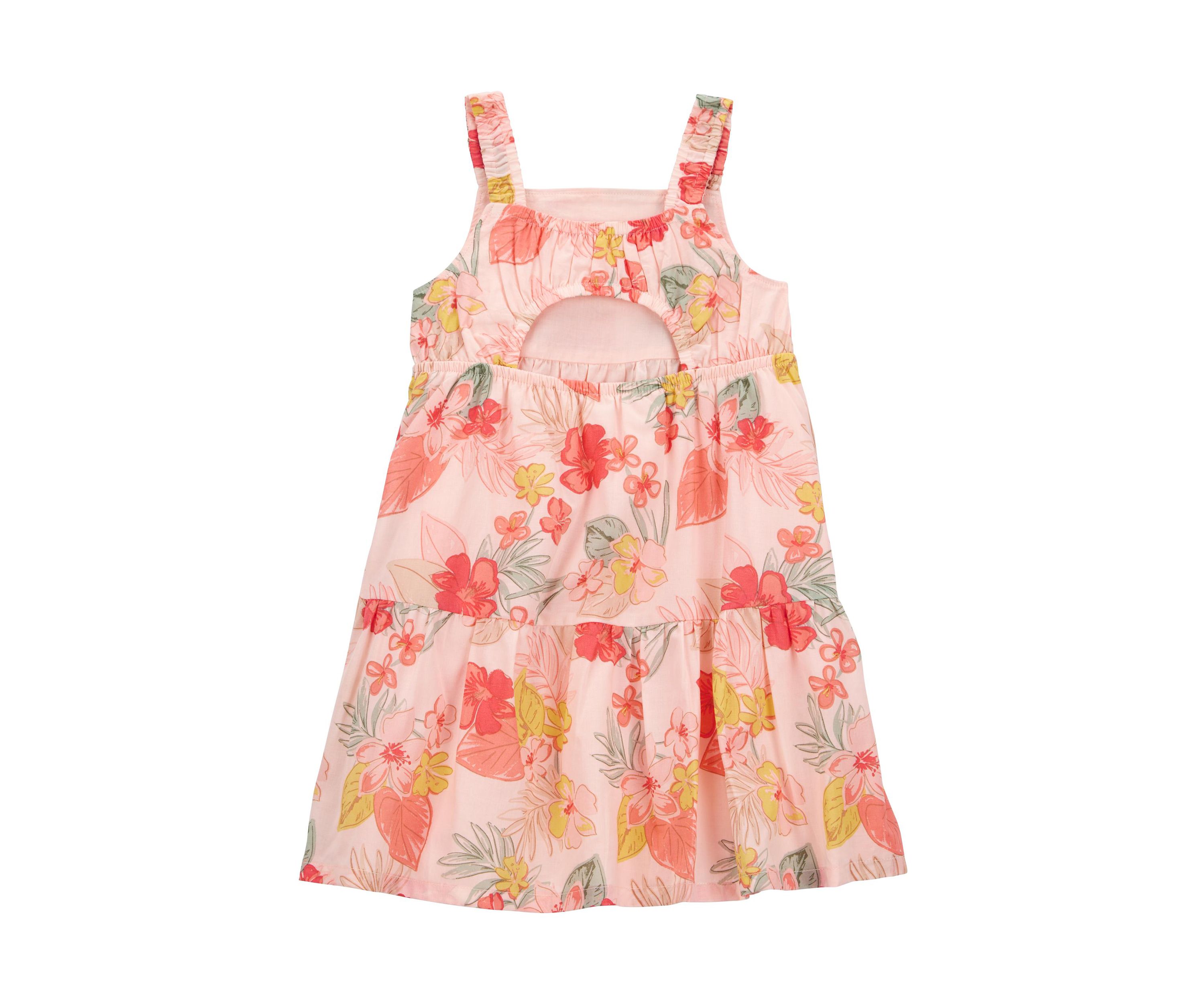Toddler Girls Floral Printed Dress