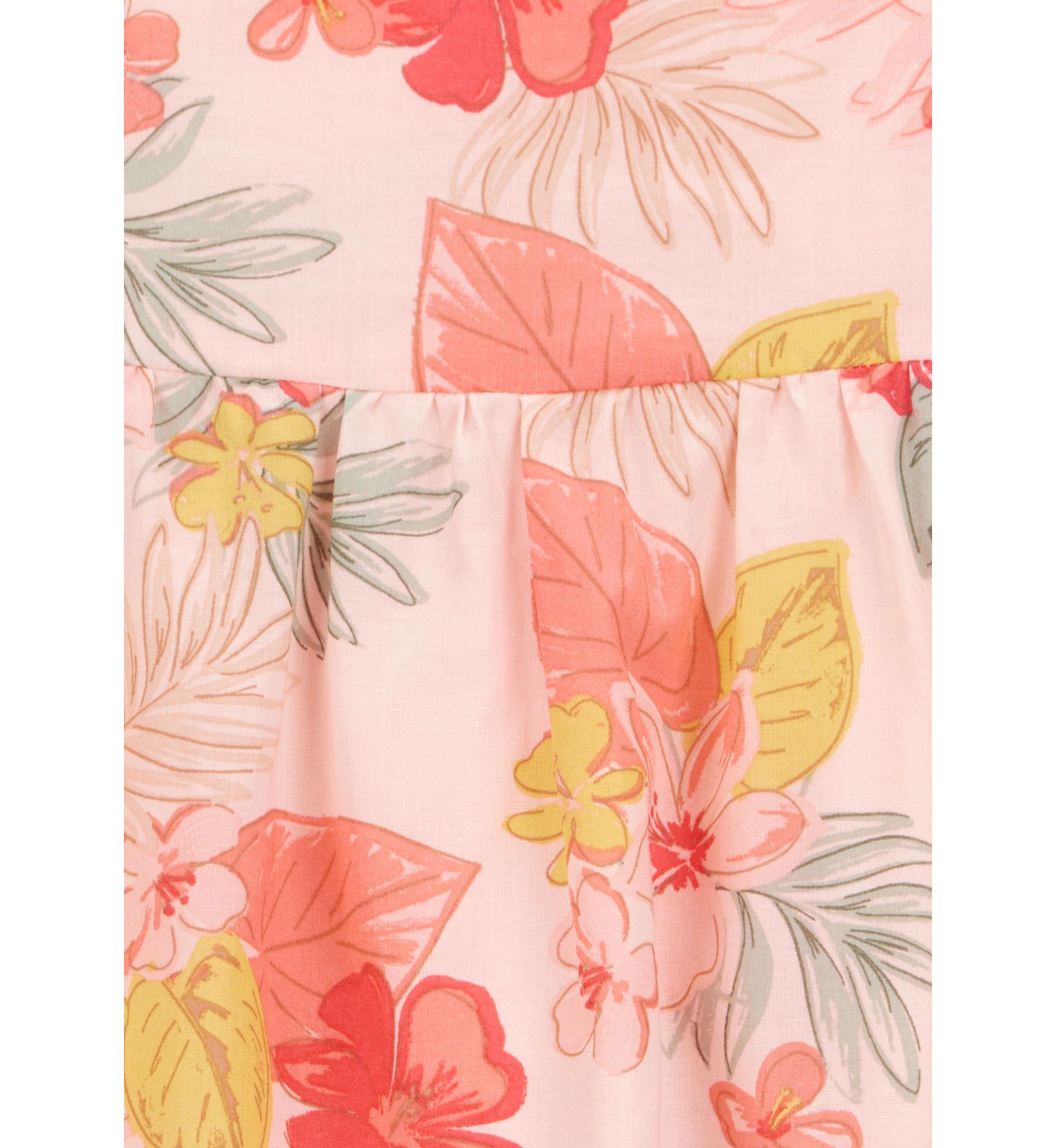 Toddler Girls Floral Printed Dress