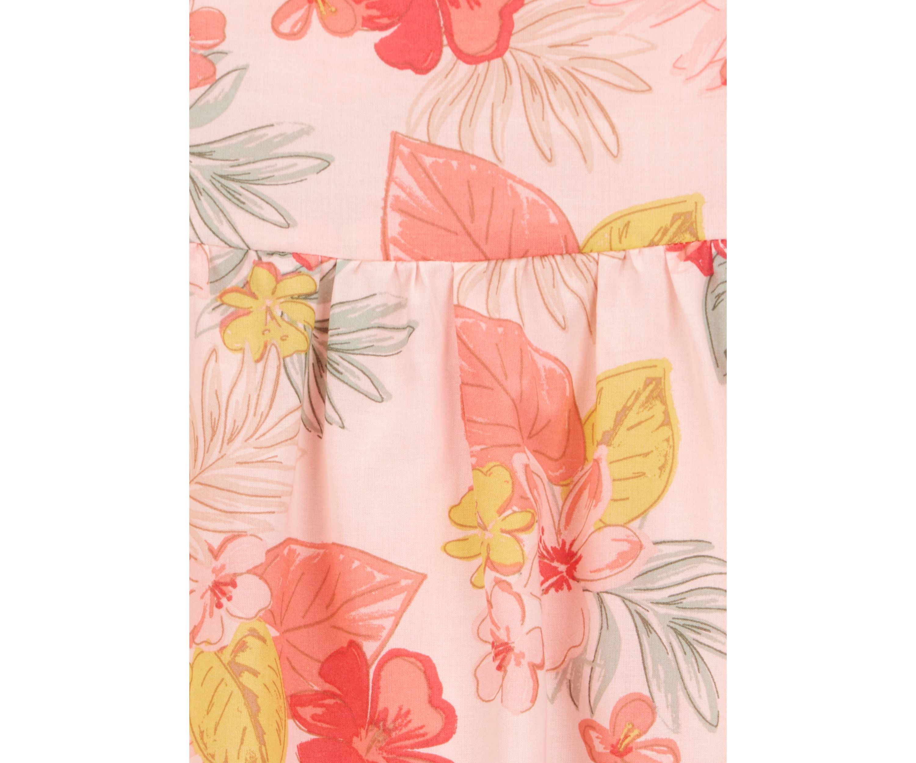Toddler Girls Floral Printed Dress