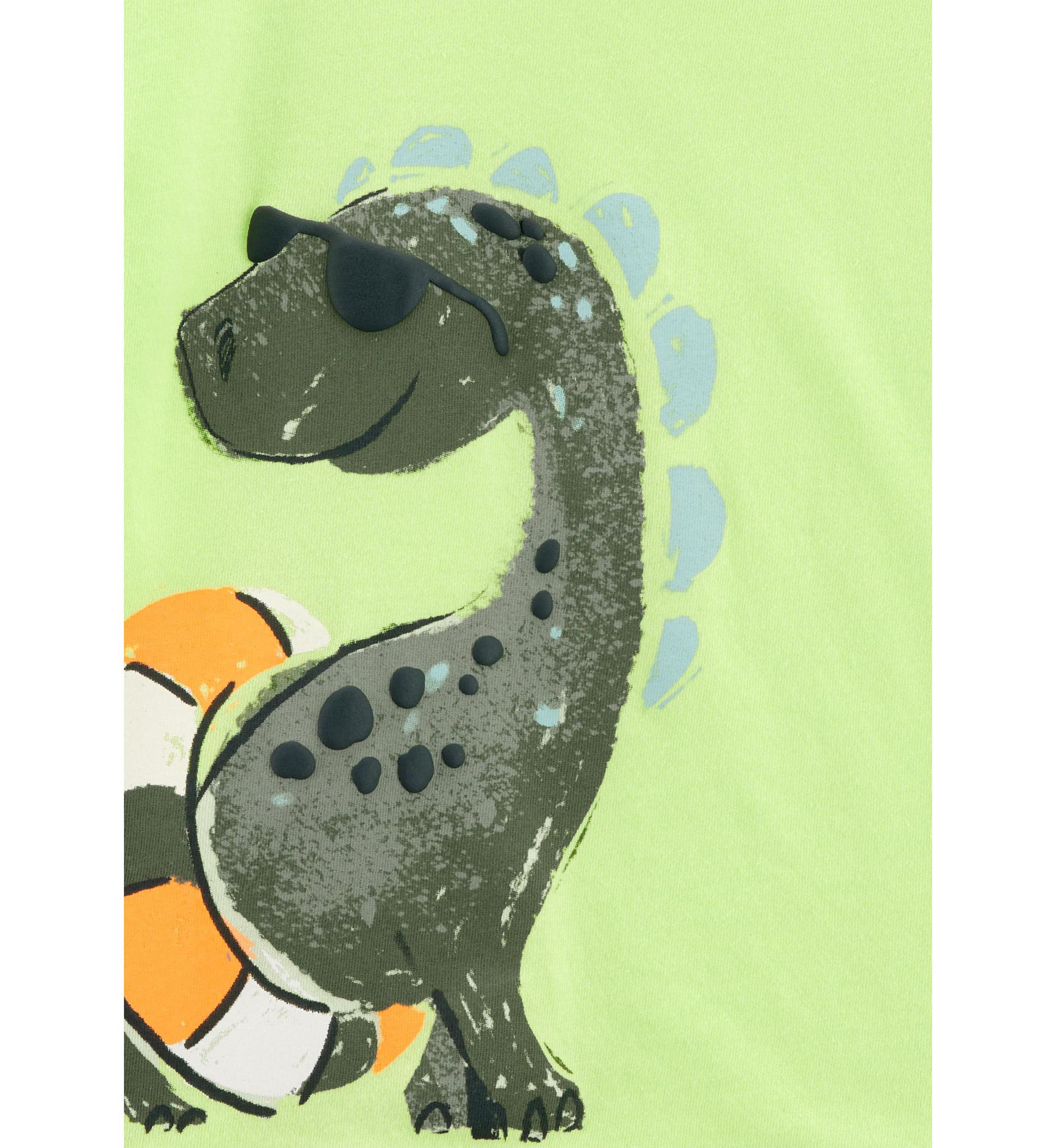 Toddler Boys Dinosaur Graphic T-Shirt and Shorts Set