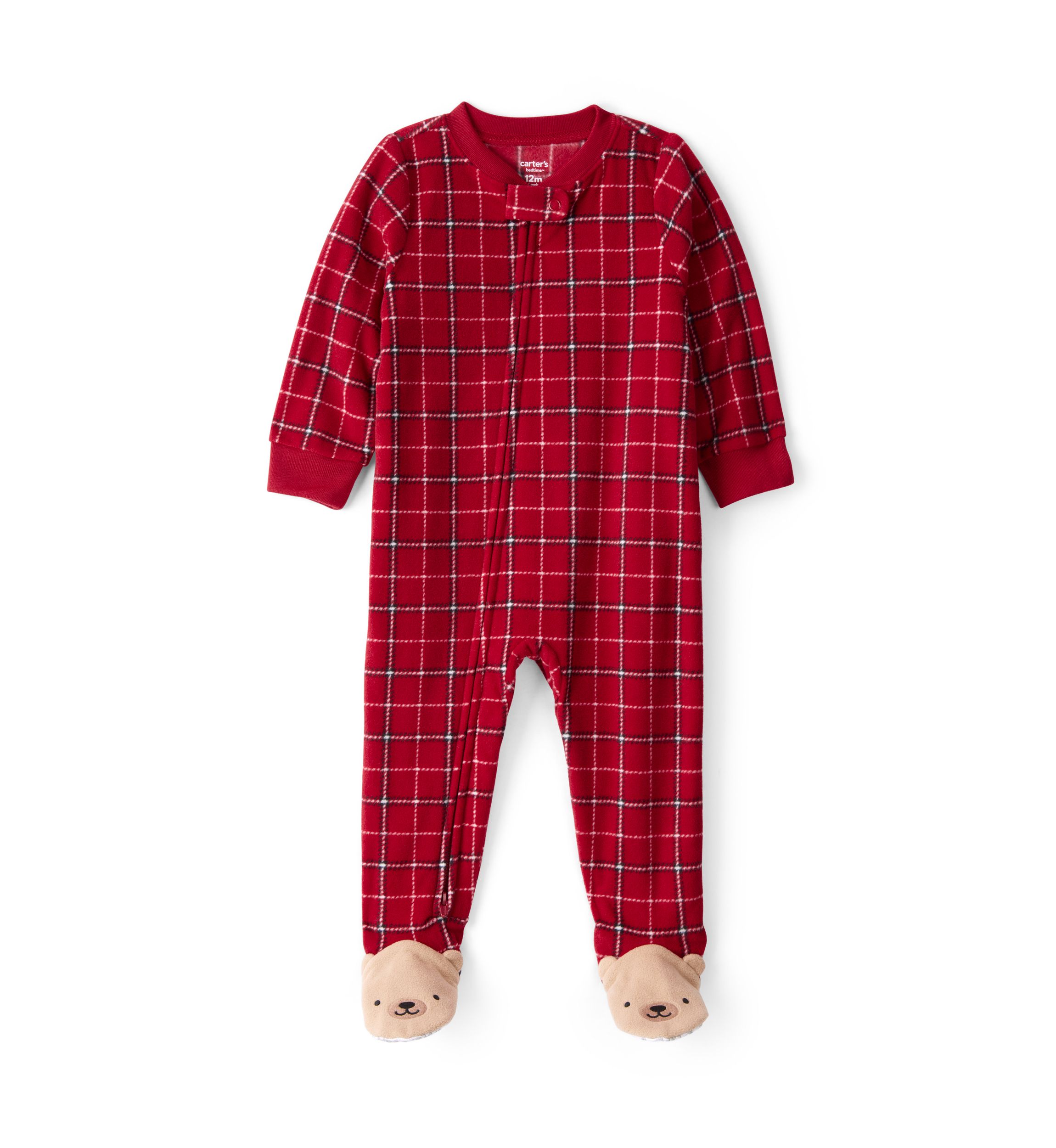 Toddler Boys Printed Footie Pajamas