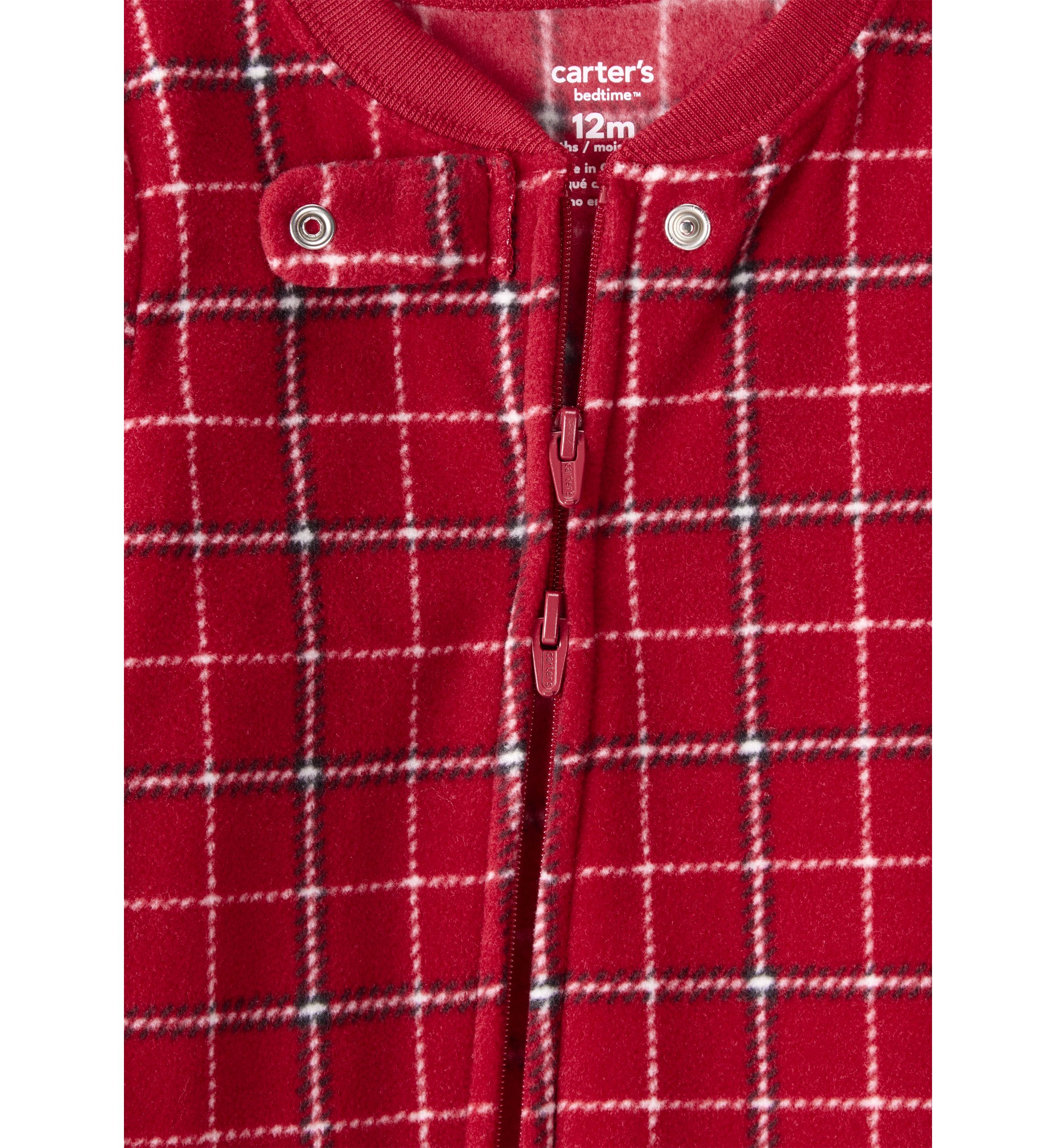 Toddler Boys Printed Footie Pajamas
