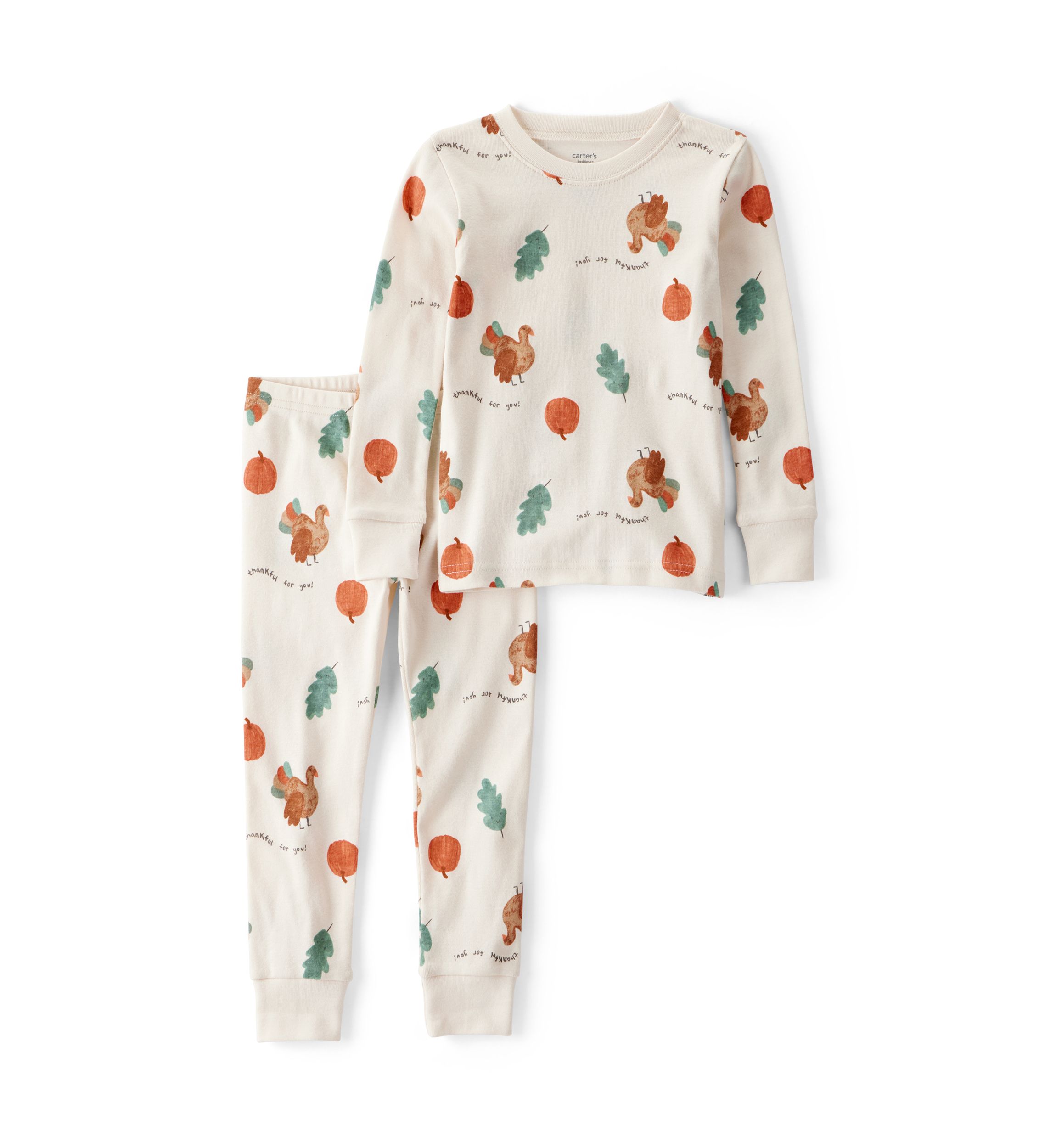 Toddler Girls Harvest Printed Top and Pants Set