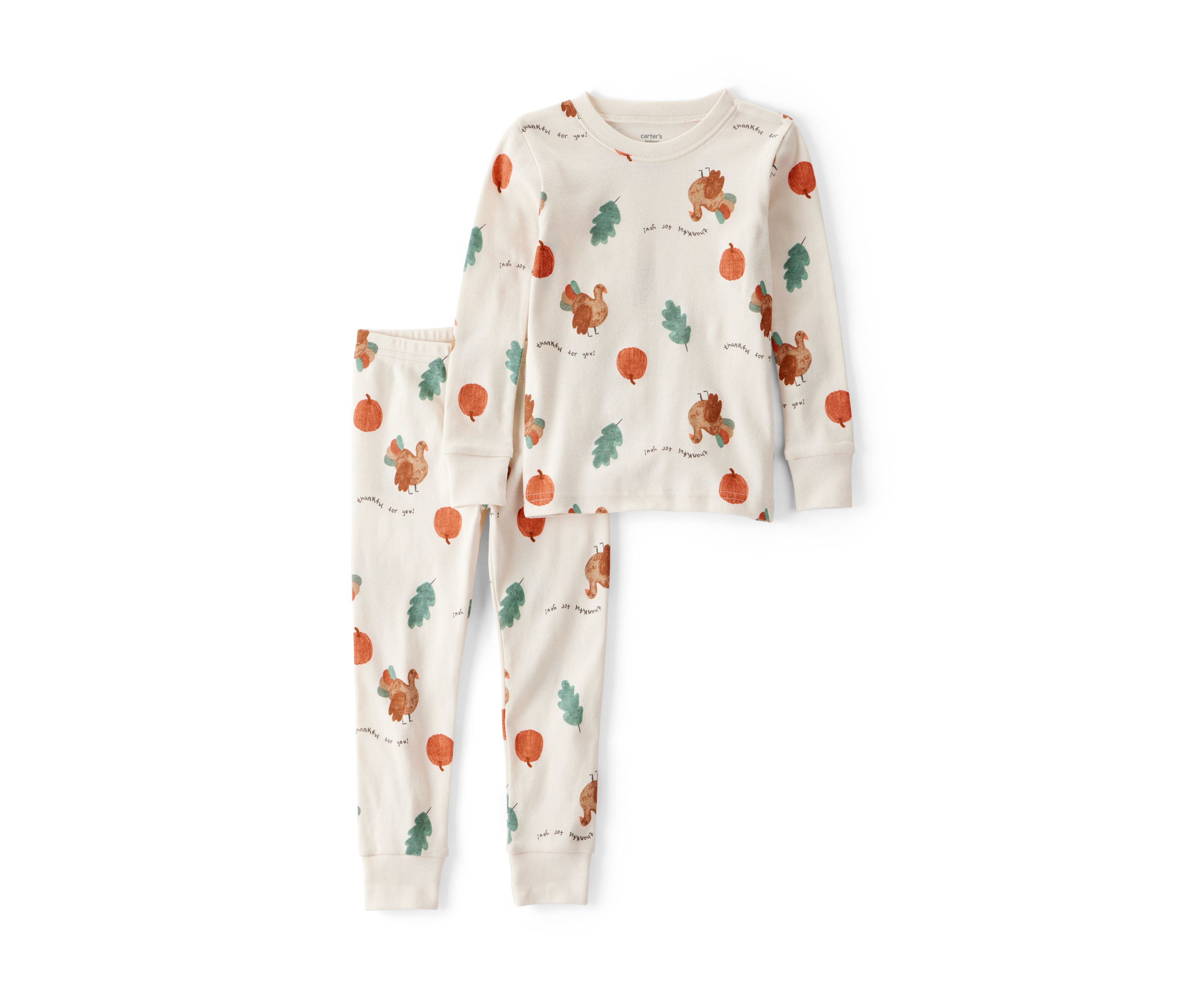 Toddler Girls Harvest Printed Top and Pants Set