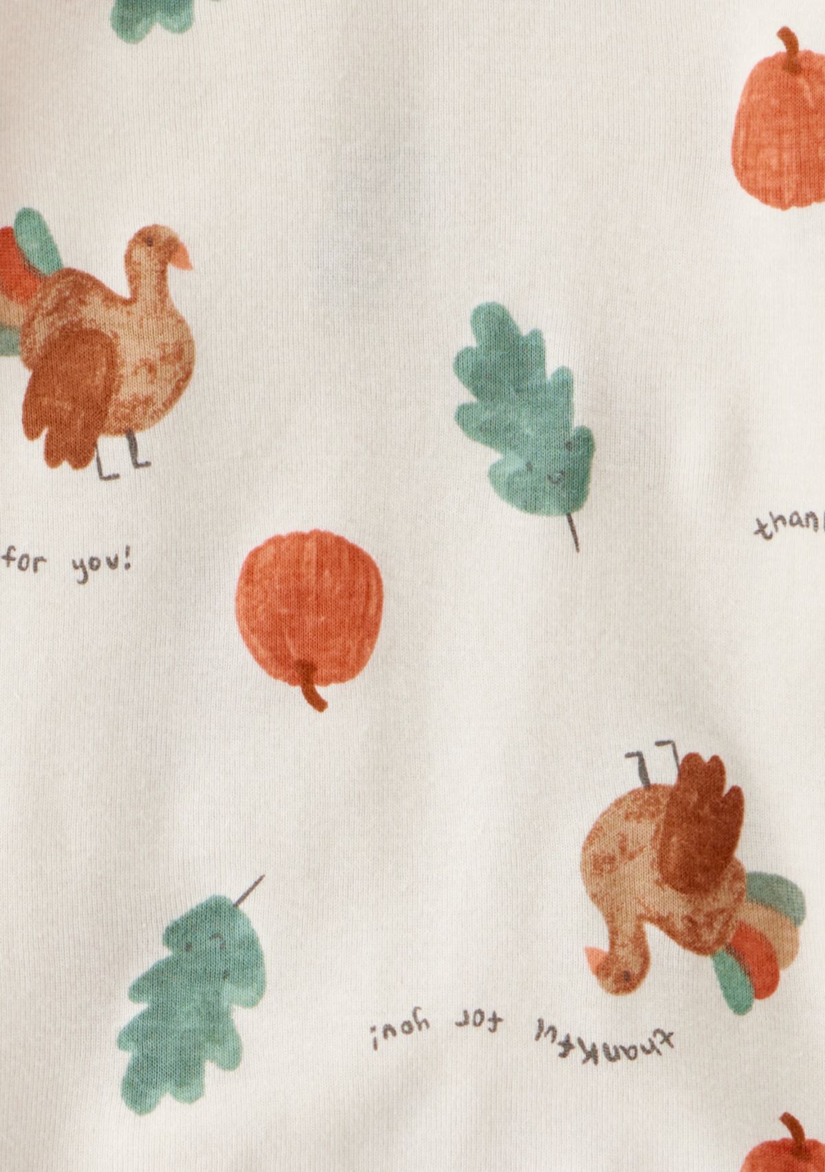 Toddler Girls Harvest Printed Top and Pants Set