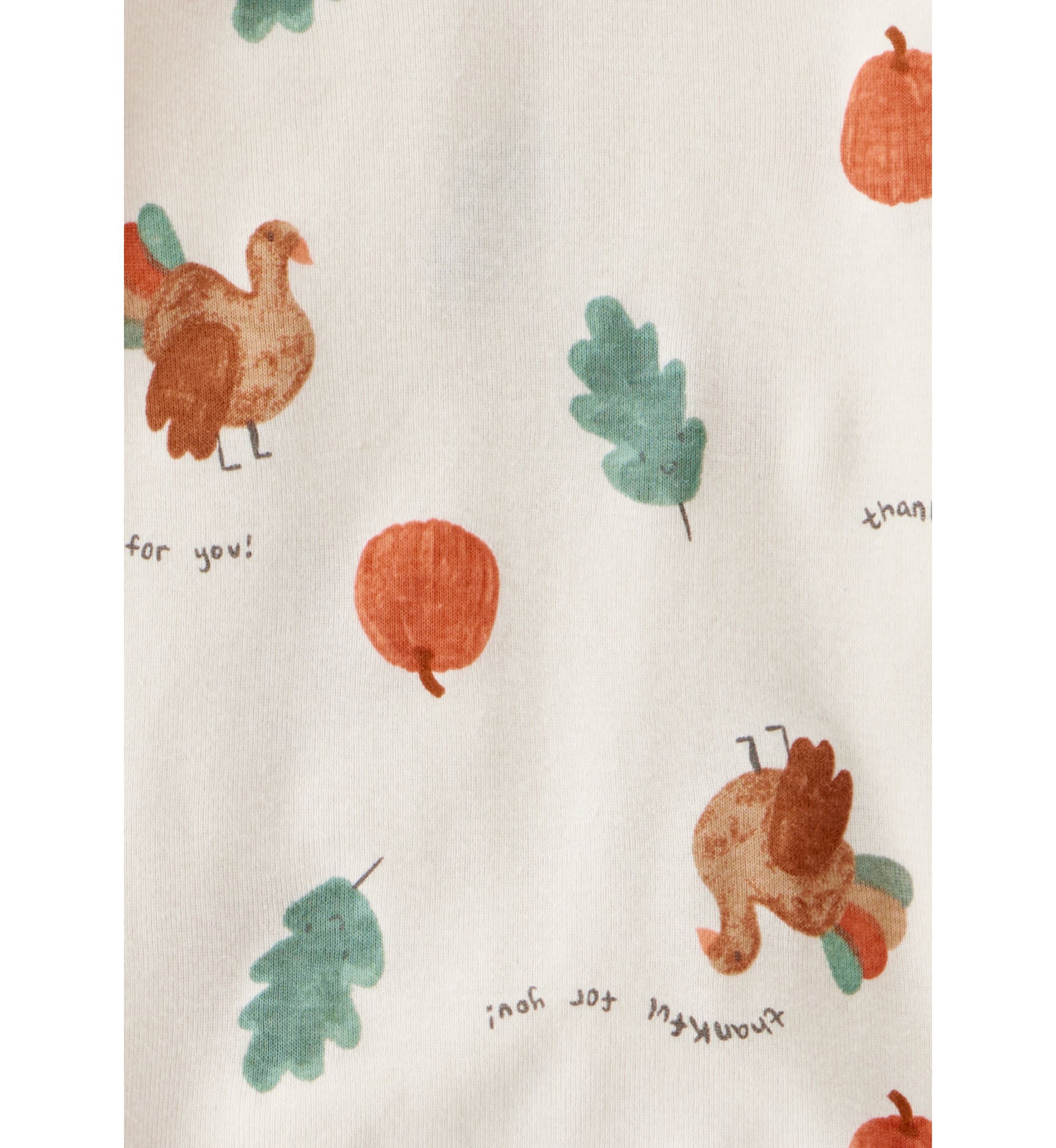 Toddler Girls Harvest Printed Top and Pants Set