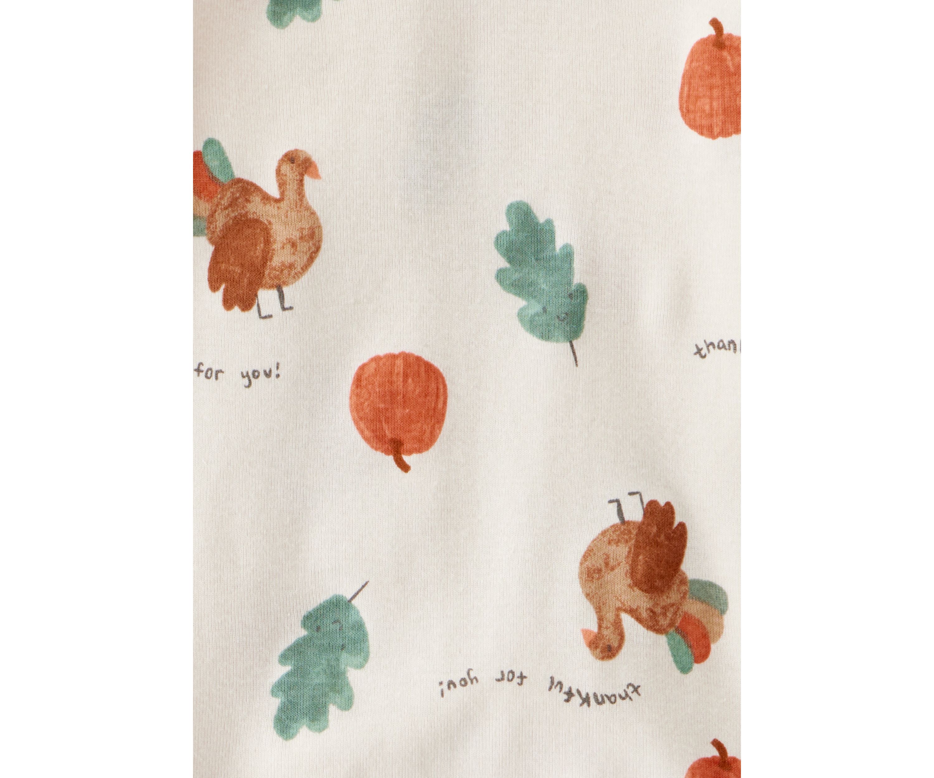 Toddler Girls Harvest Printed Top and Pants Set
