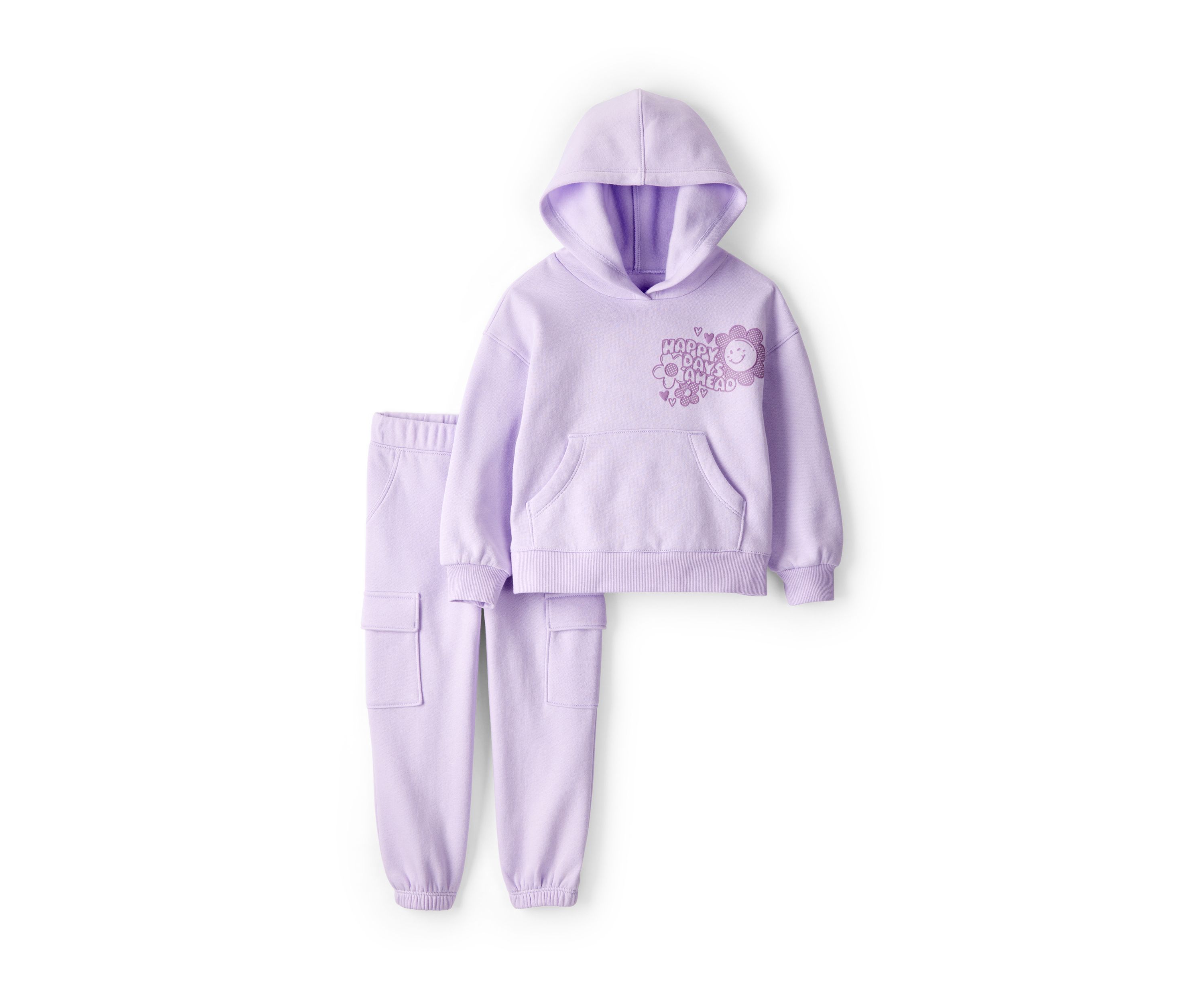 Toddler Girls Happy Days Hoodie and Pants Set