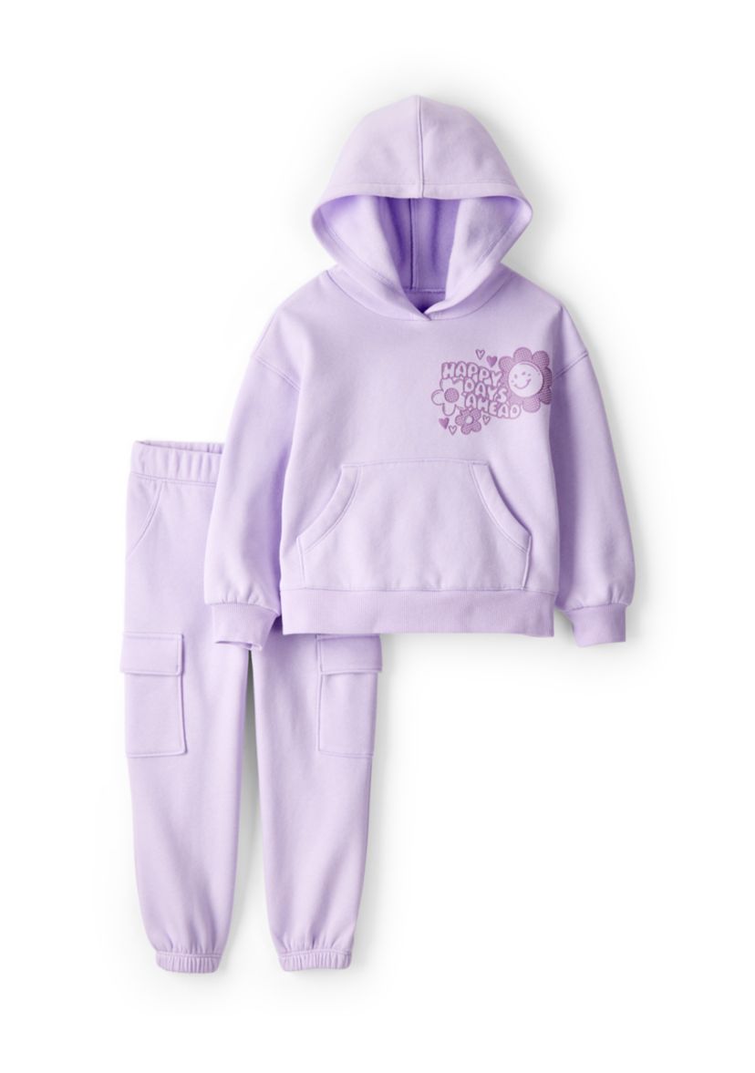 Toddler Girls Happy Days Hoodie and Pants Set