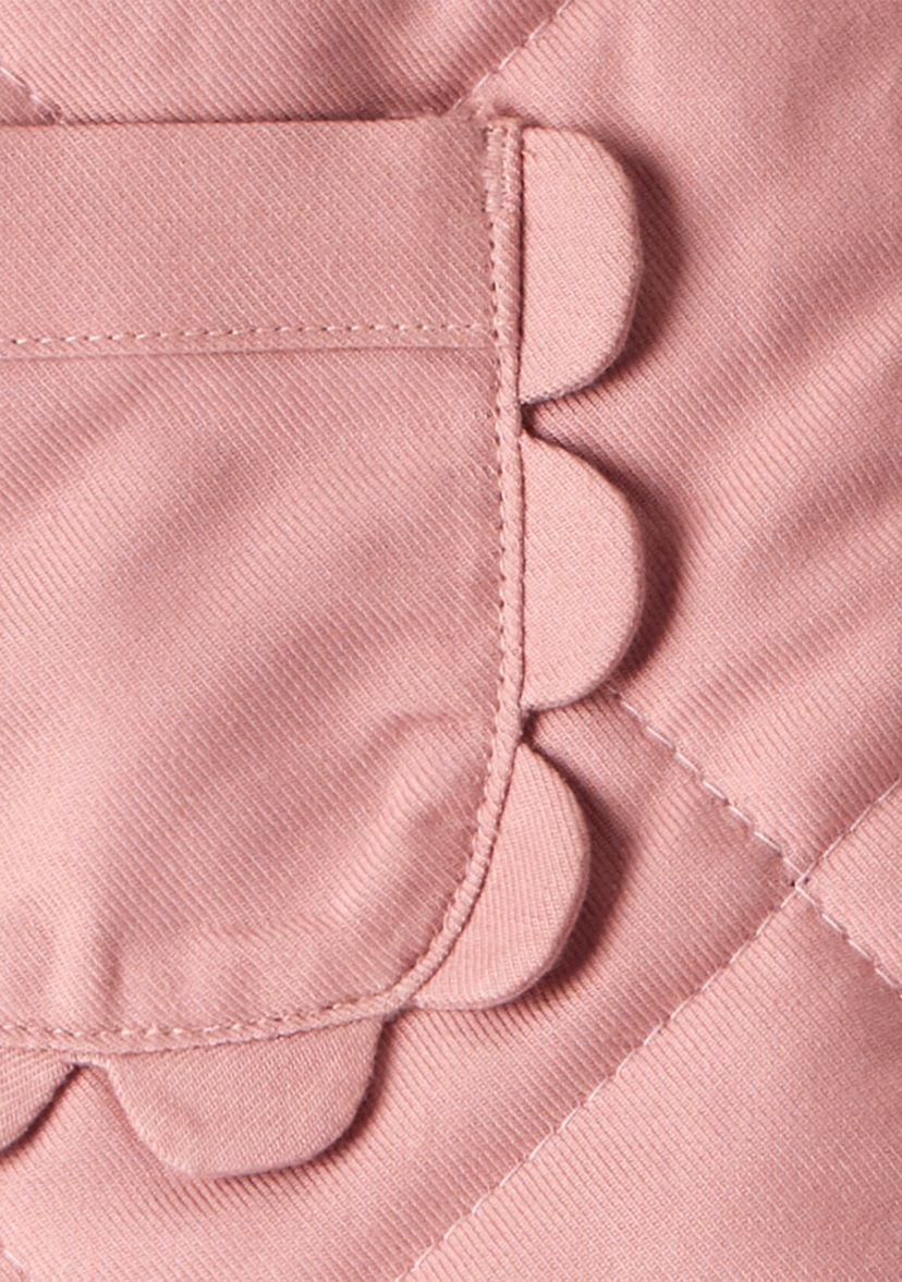 Toddler Girls Quilted Floral Lined Jacket