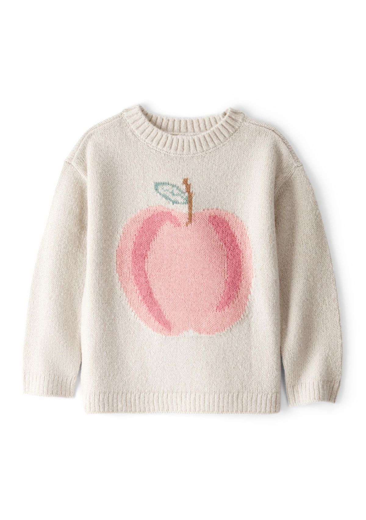 Toddler Girls Peach Sweater