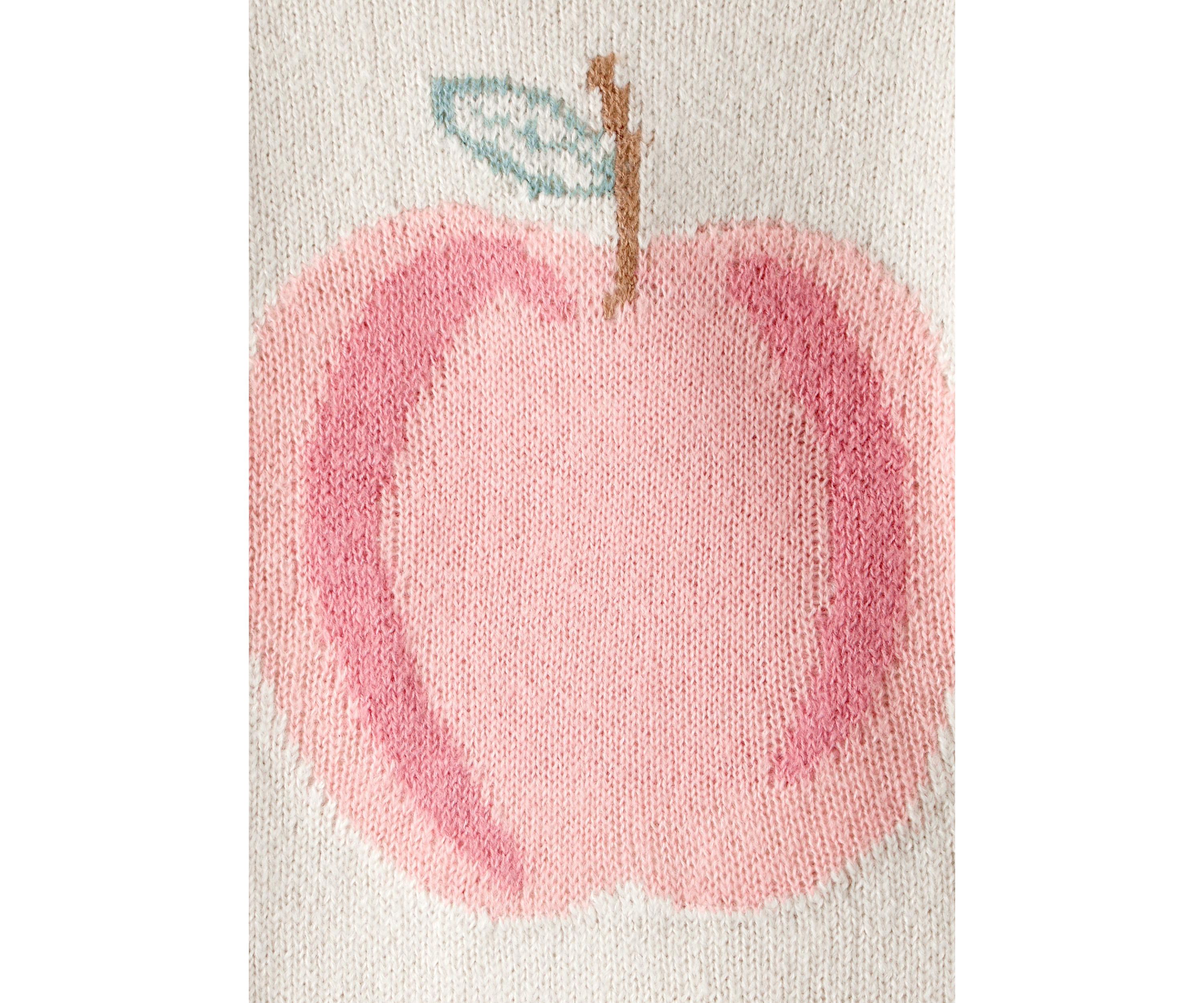 Toddler Girls Peach Sweater