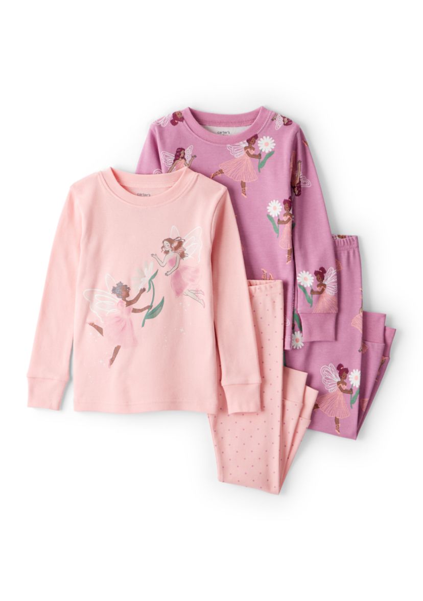 Toddler  Girls 4-Piece Pajama Set 