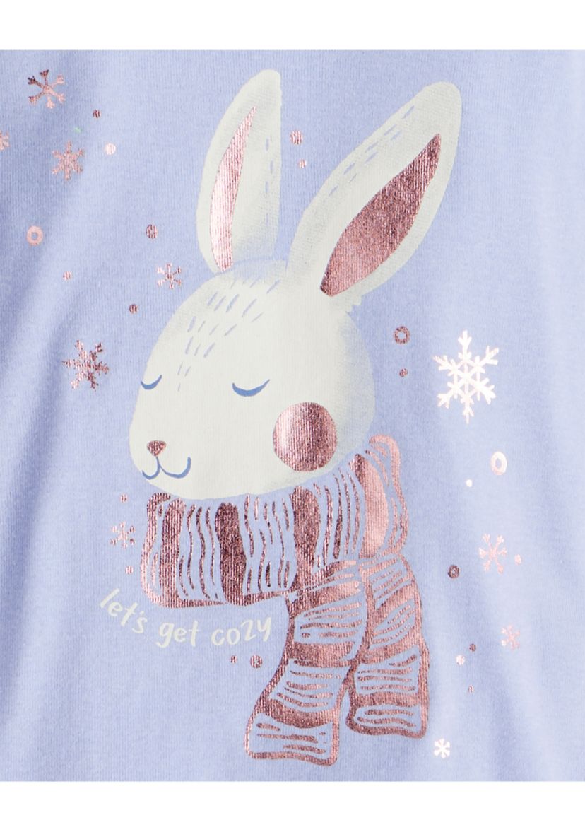 Toddler Girls 4-Piece Pajama Set 