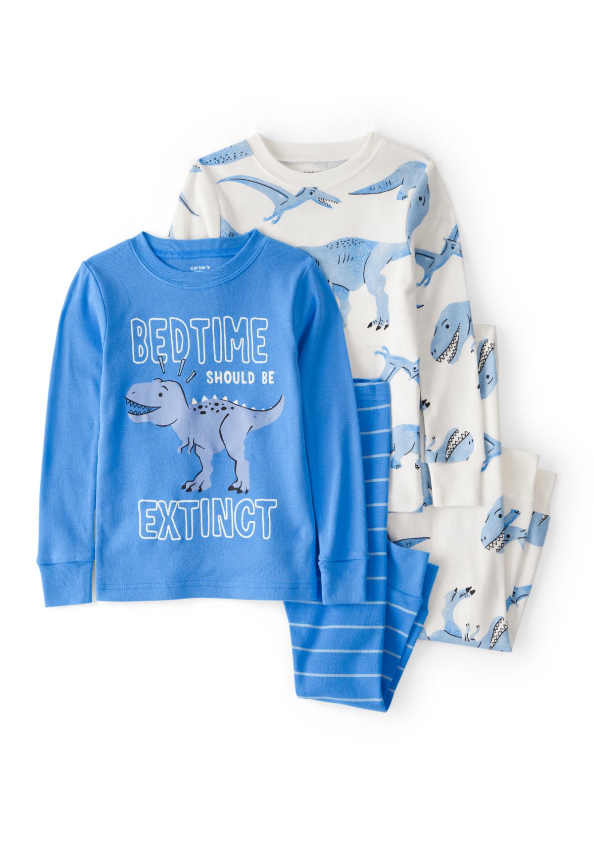 Toddler Boys 4 Piece Dinosaur Pajama Set