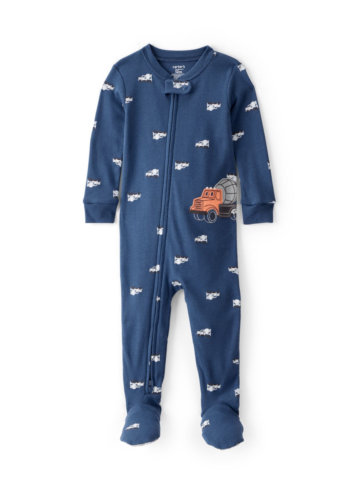 Toddler Boys Truck One Piece Pajama