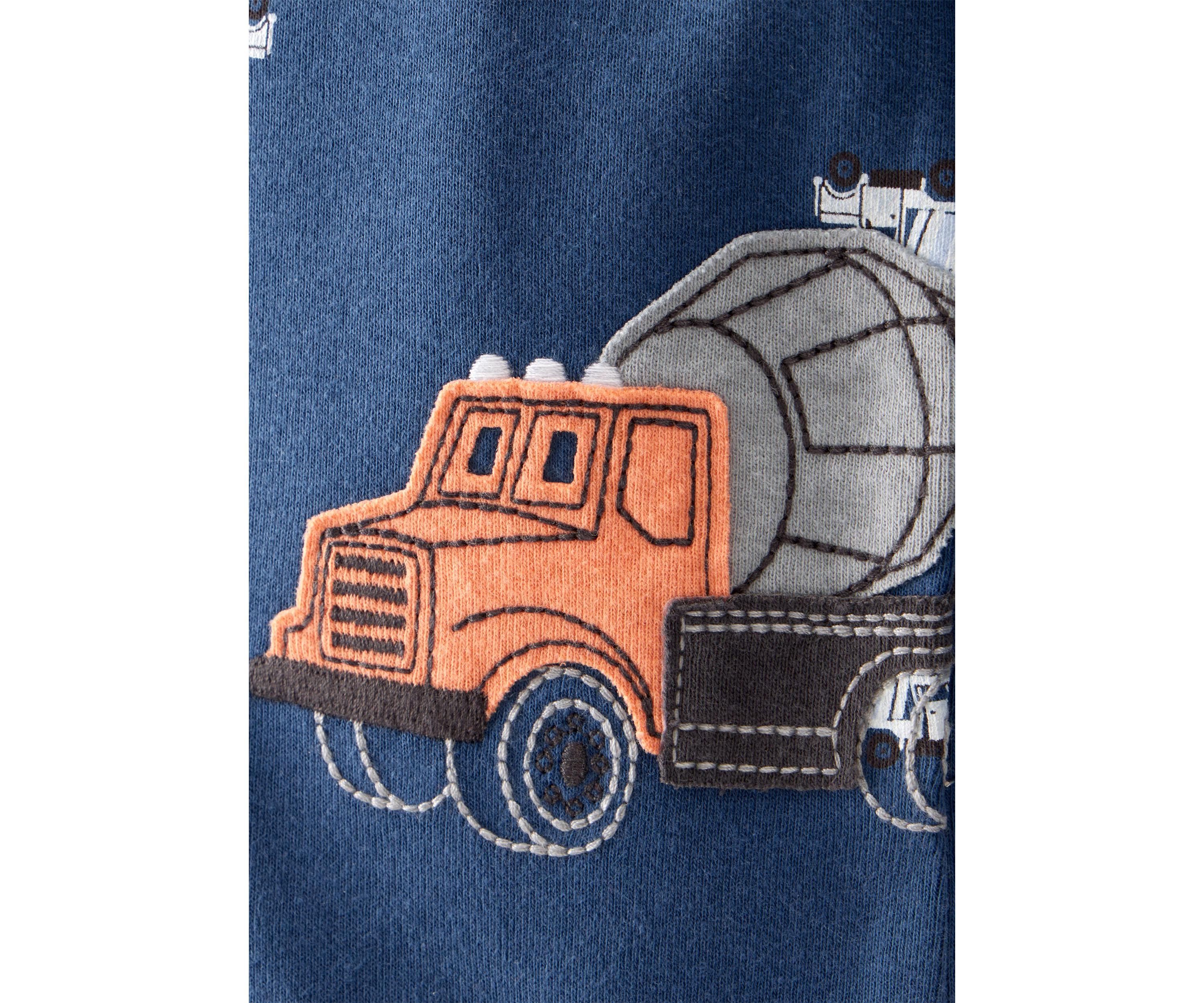 Toddler Boys Truck One Piece Pajama