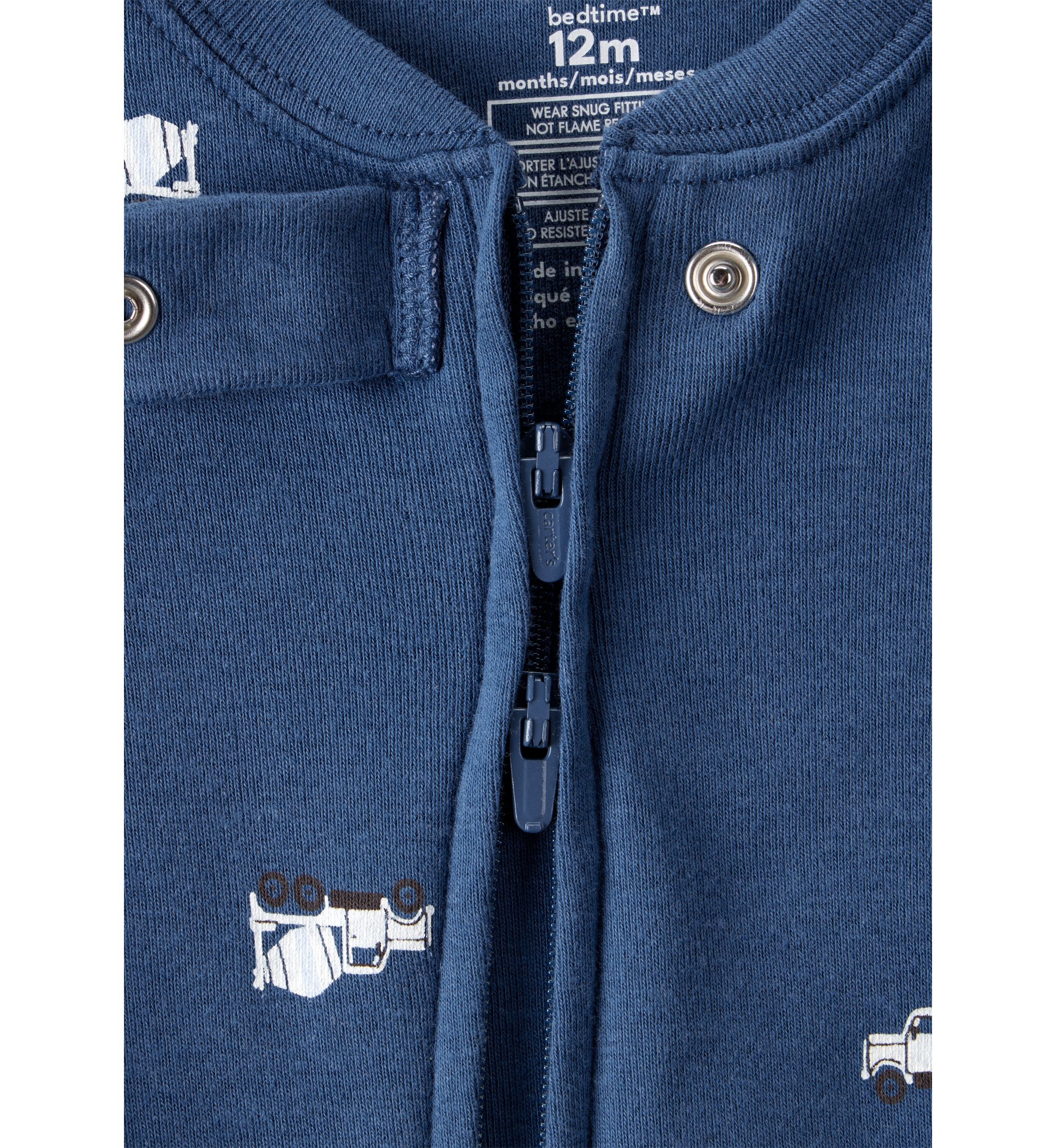 Toddler Boys Truck One Piece Pajama