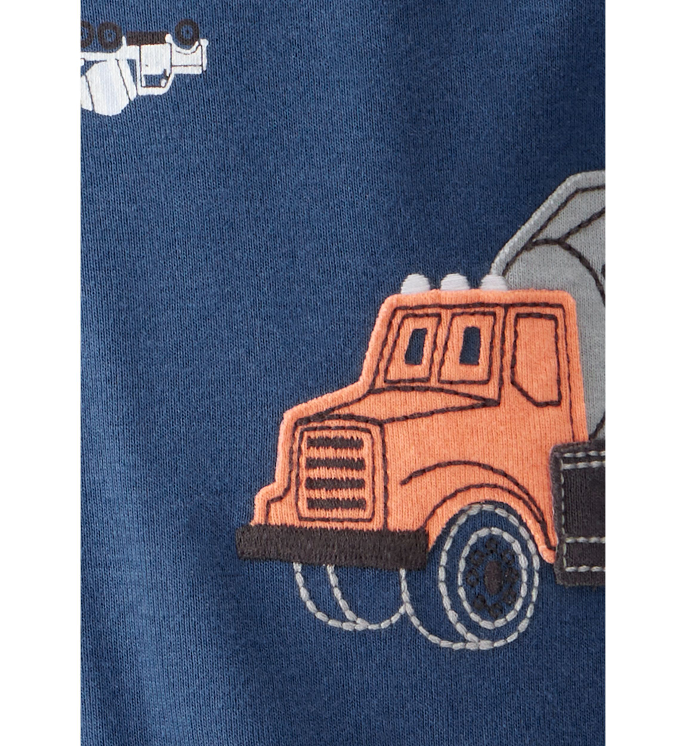 Toddler Boys Truck One Piece Pajama