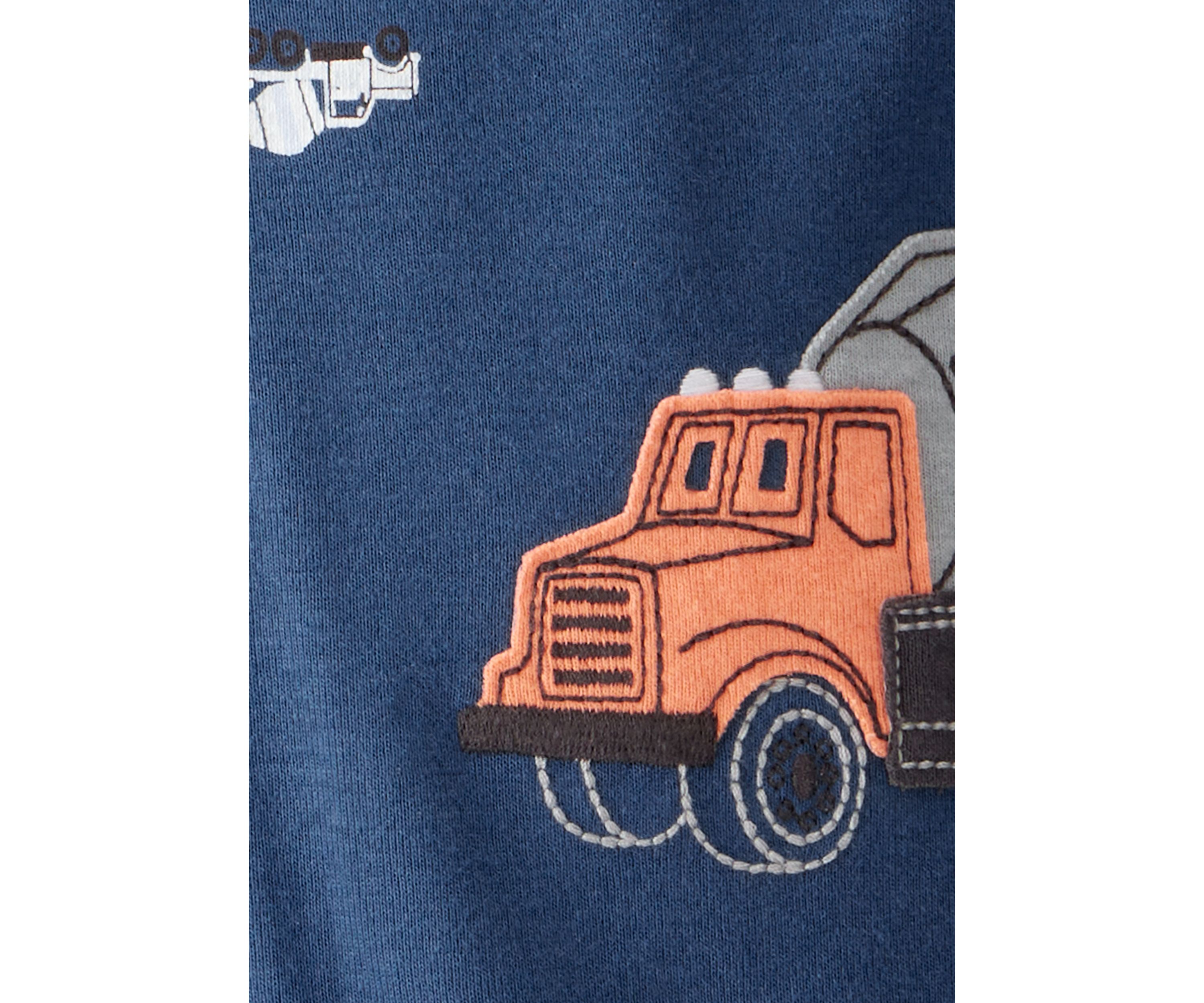 Toddler Boys Truck One Piece Pajama