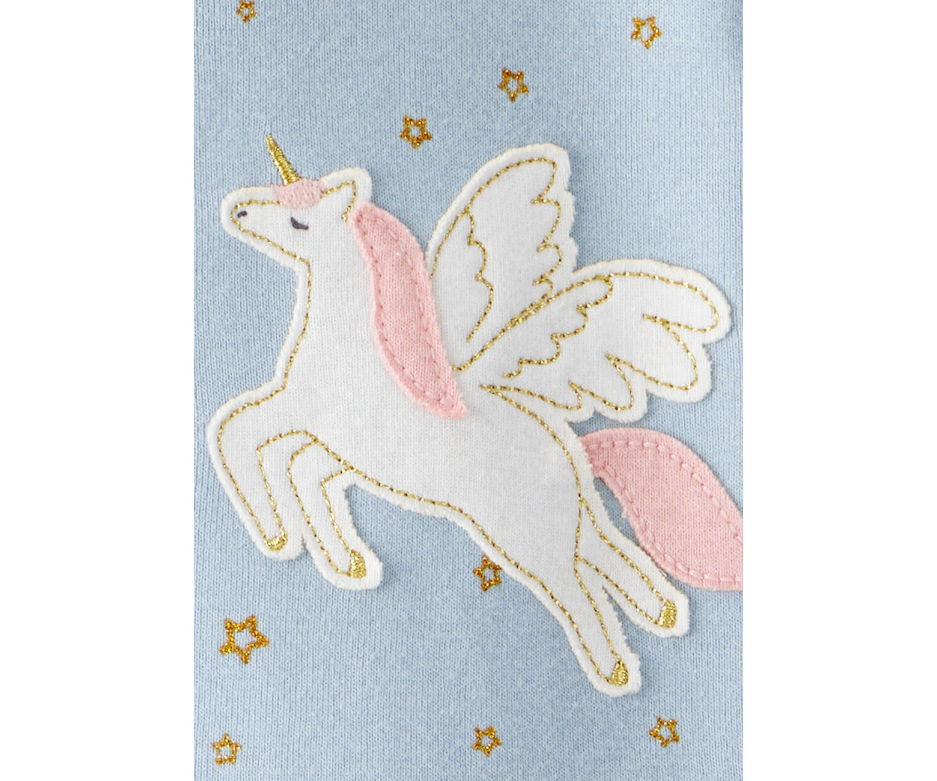 Toddler Girls Unicorn One Piece Pajama