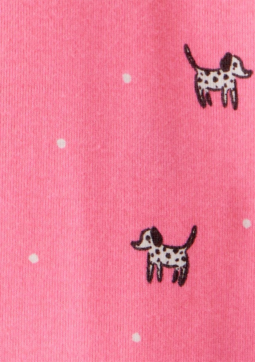 Toddler Girls Dalmation One Piece Pajama
