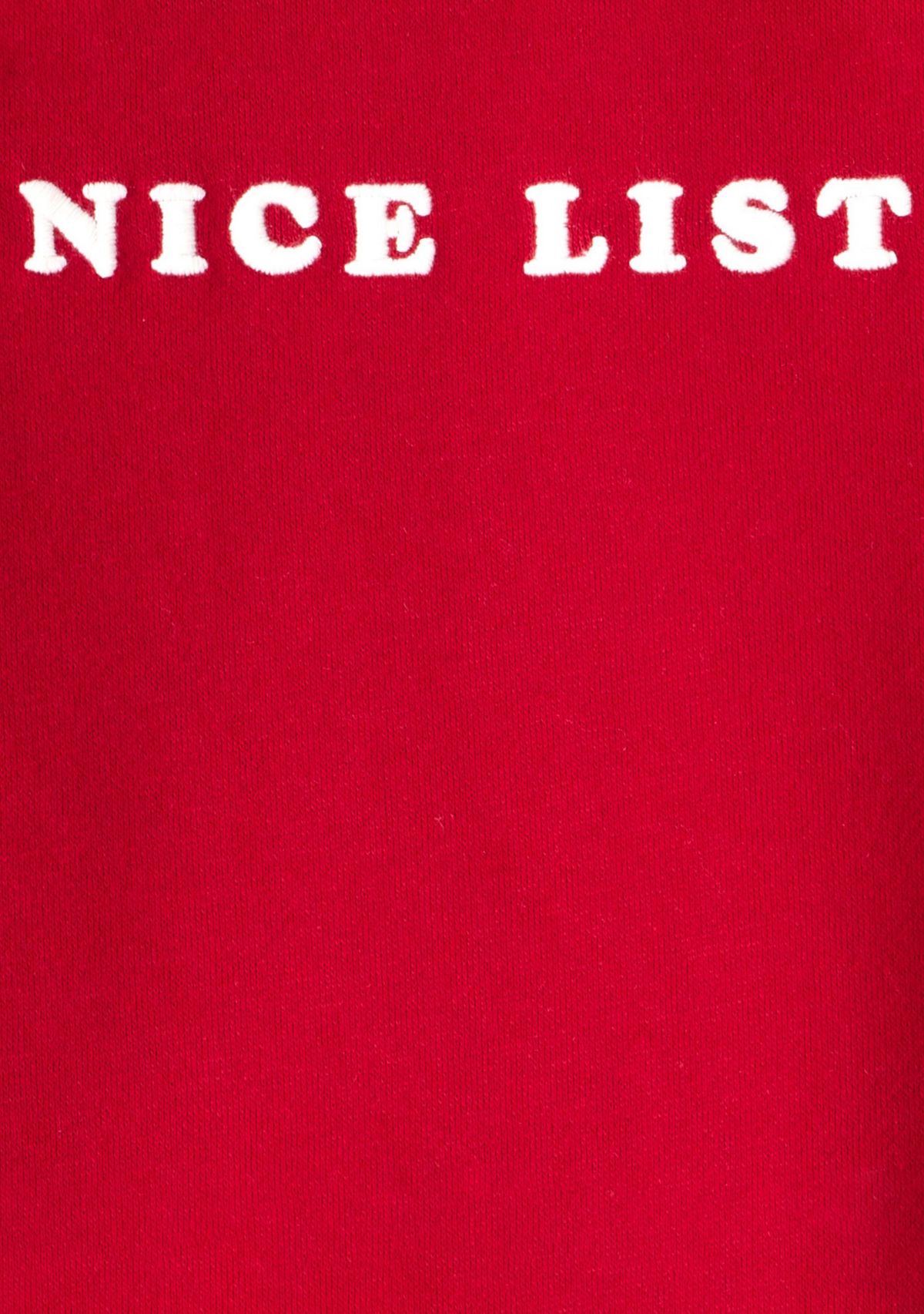 Toddler Boys Christmas Nice List Long Sleeve Graphic Sweatshirt