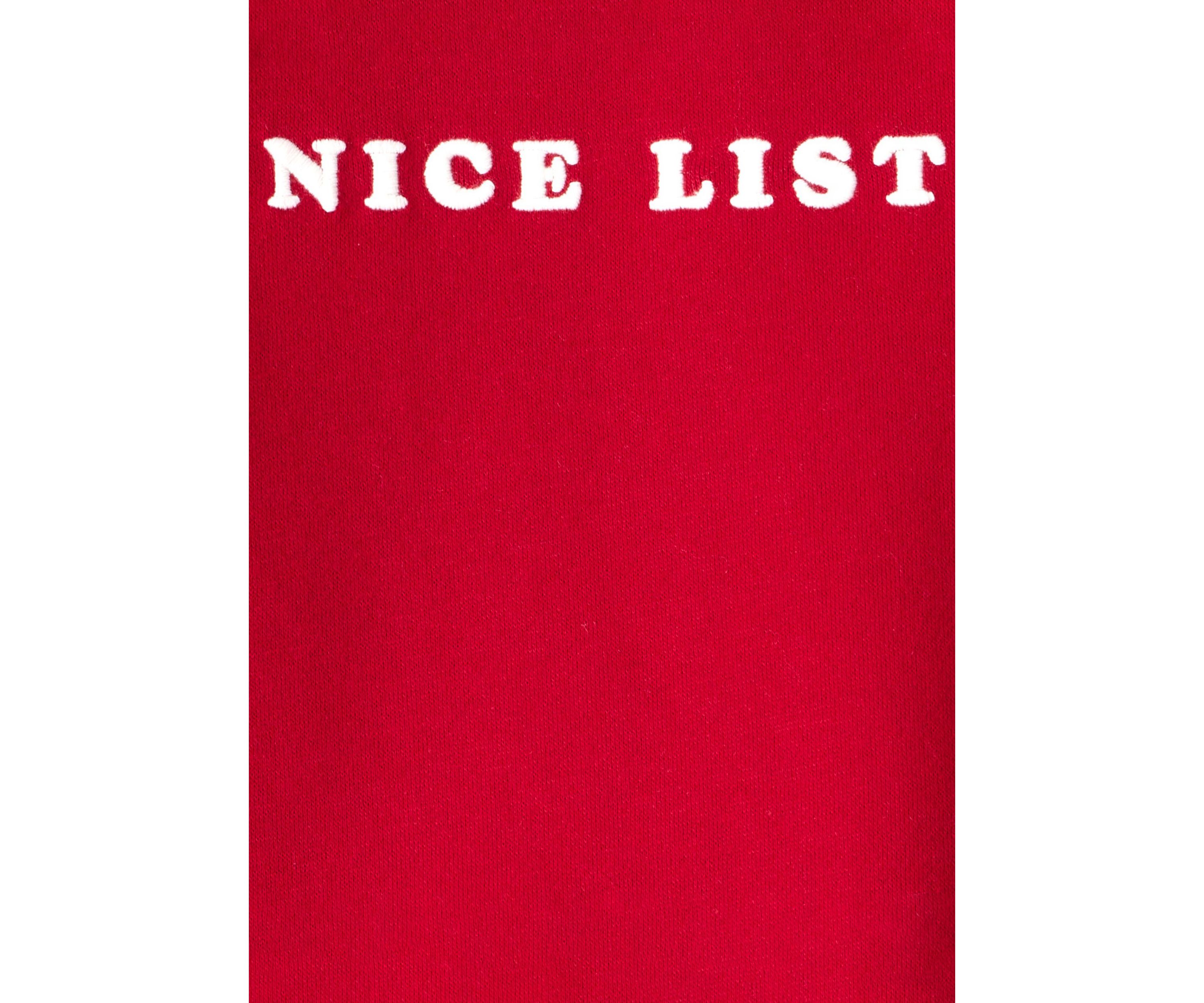 Toddler Boys Christmas Nice List Long Sleeve Graphic Sweatshirt