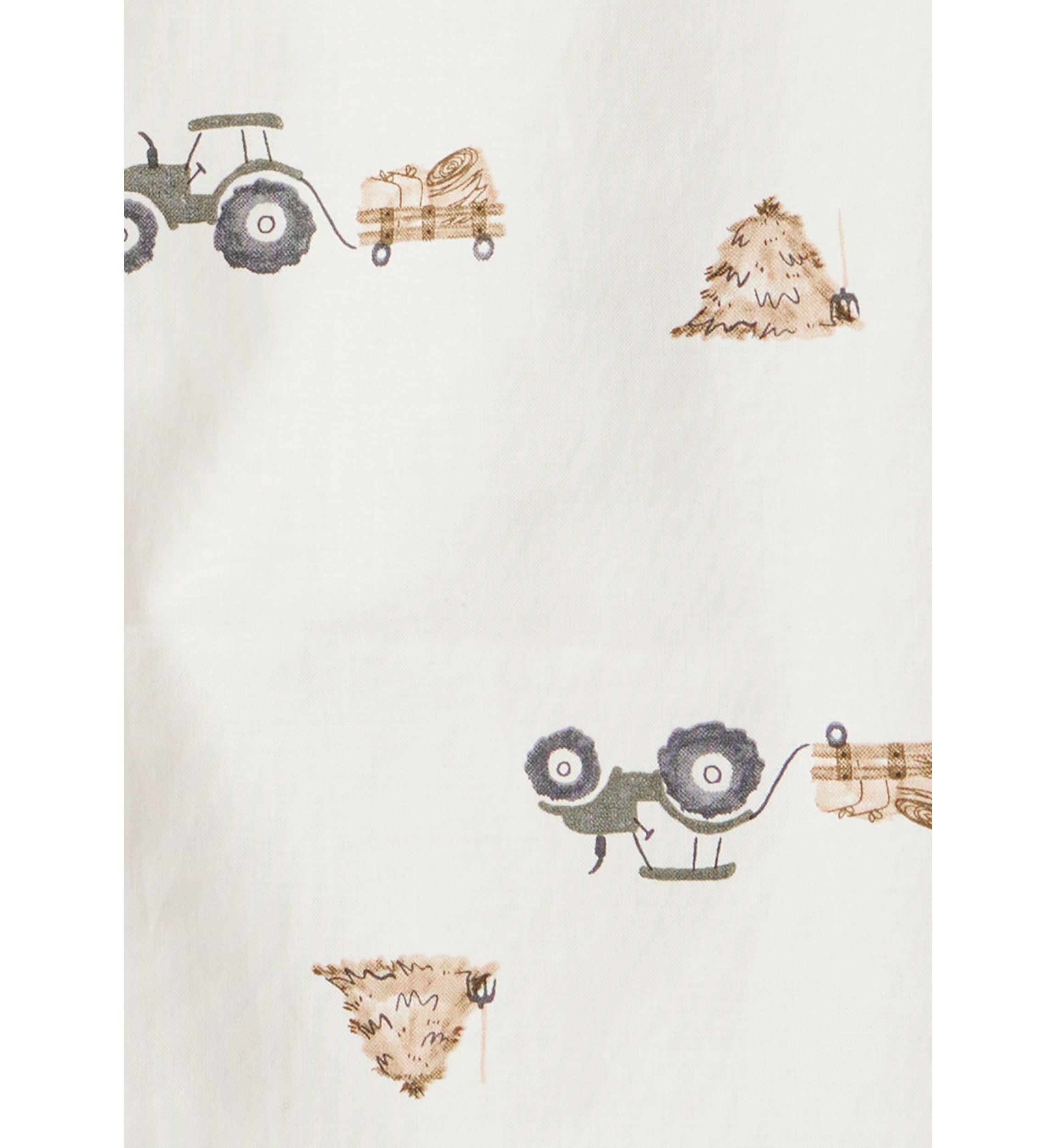 Toddler Boys Long Sleeve Twill Shirt